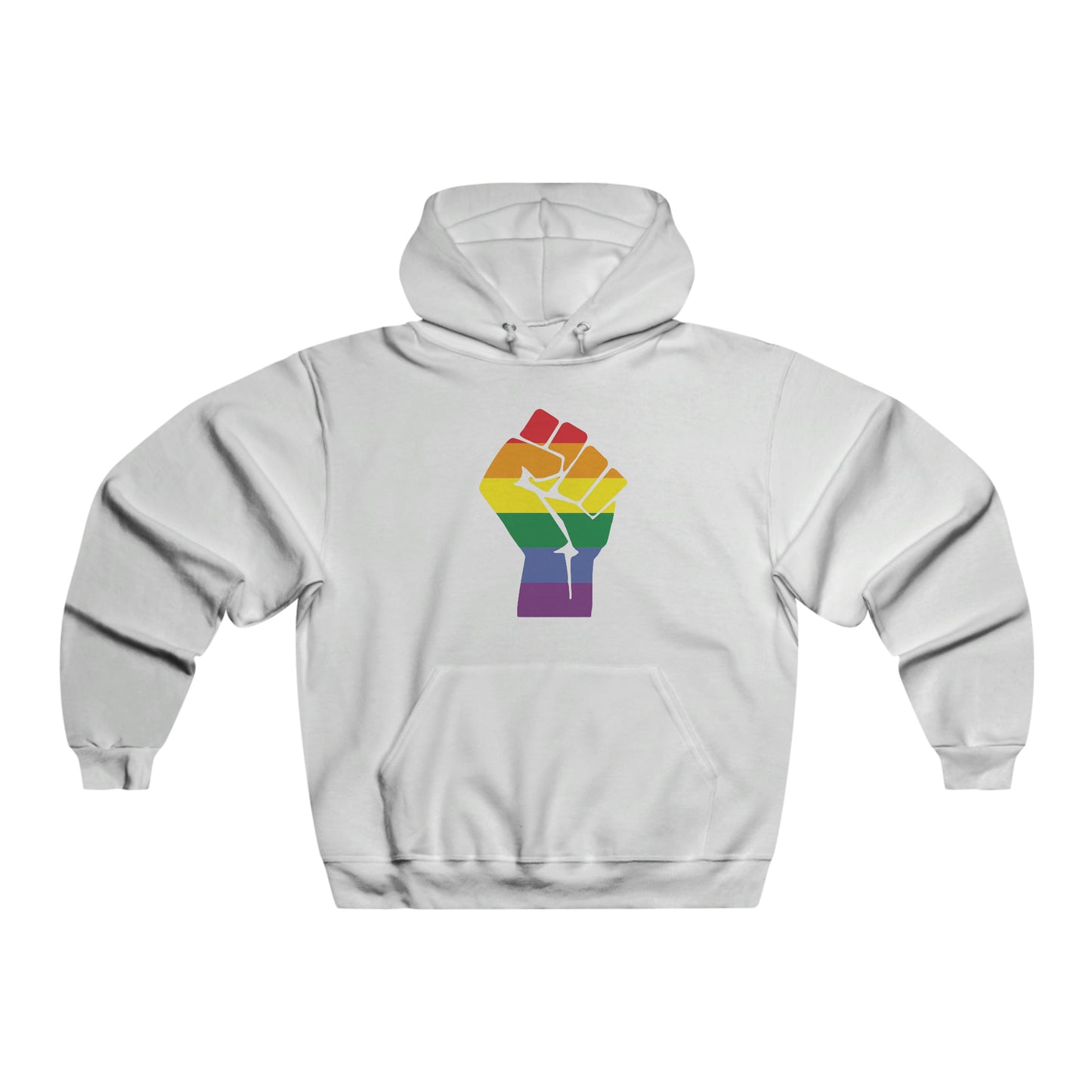 PRIDE Men's NUBLEND® Hooded Sweatshirt