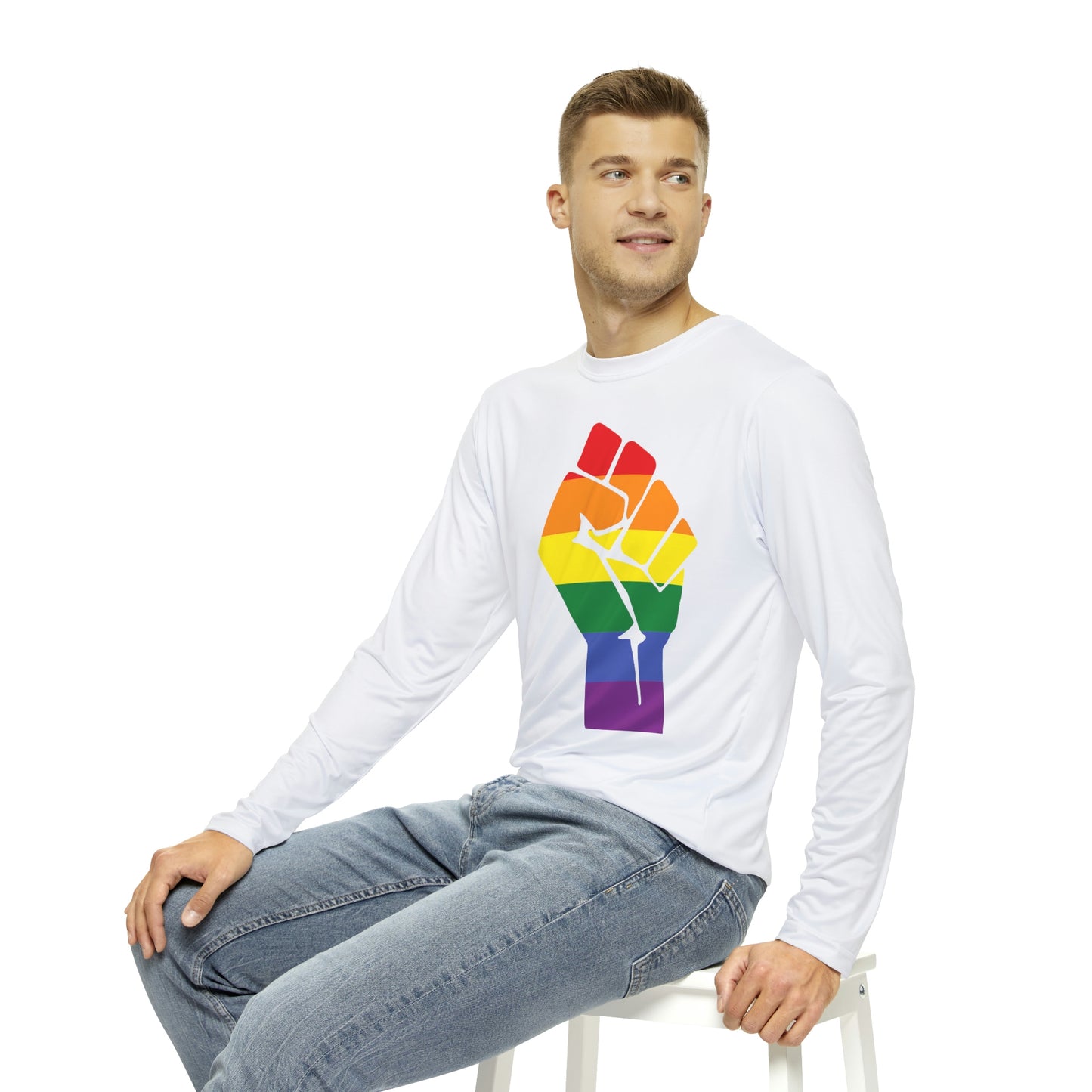 PRIDE Men's Long Sleeve AOP Shirt