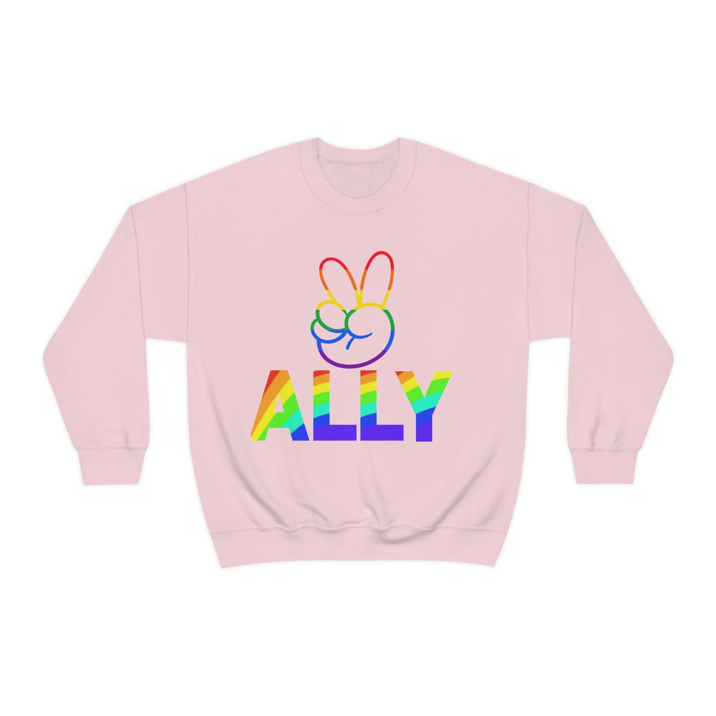 PRIDE ALLY Unisex Heavy Blend™ Crewneck Sweatshirt