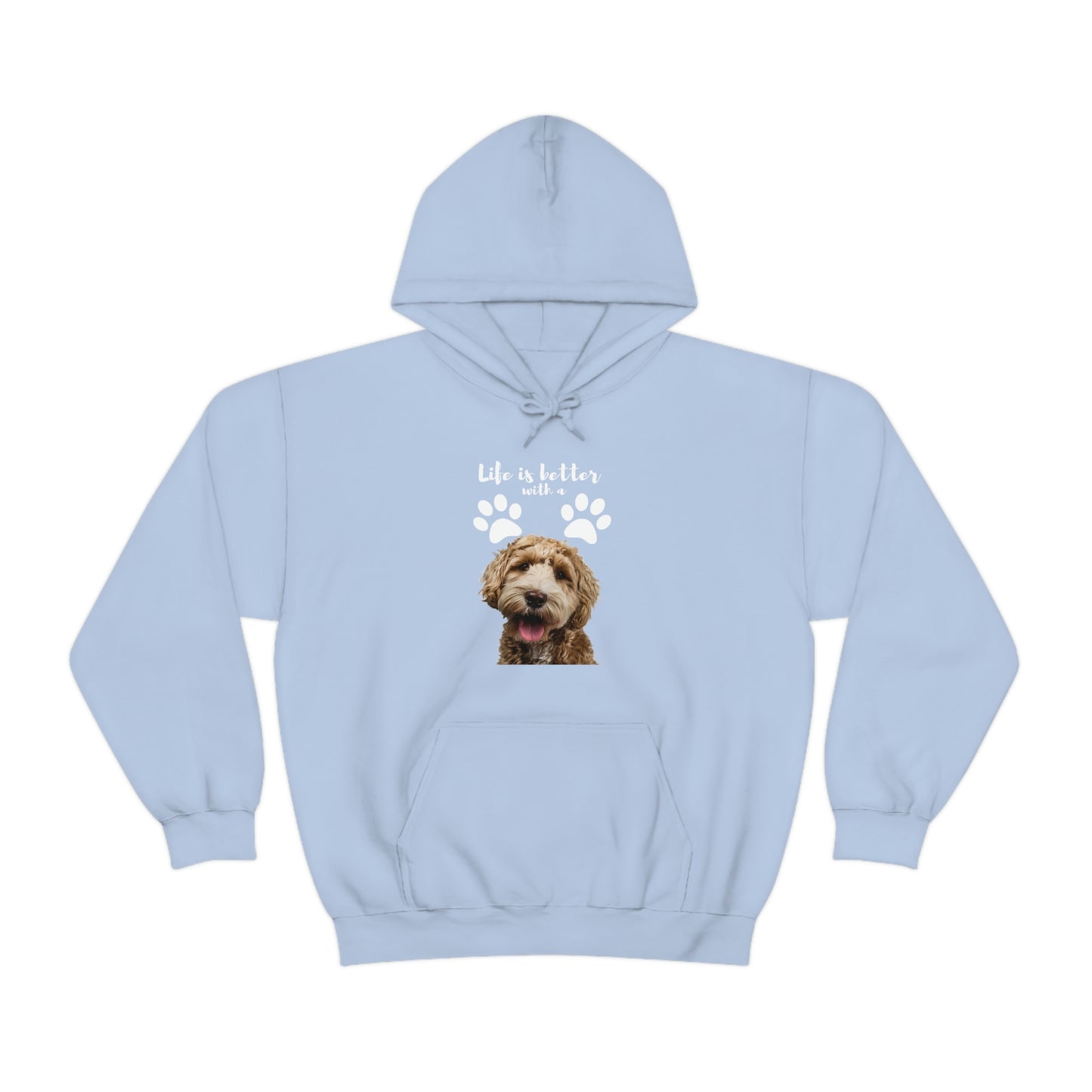 Life is better with a DOG   Unisex Heavy Blend™ Hooded Sweatshirt