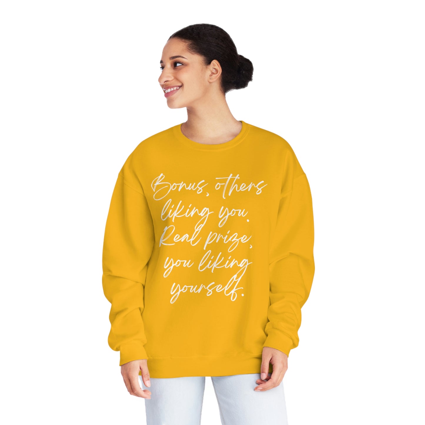 You Like Yourself  Unisex NuBlend® Crewneck Sweatshirt