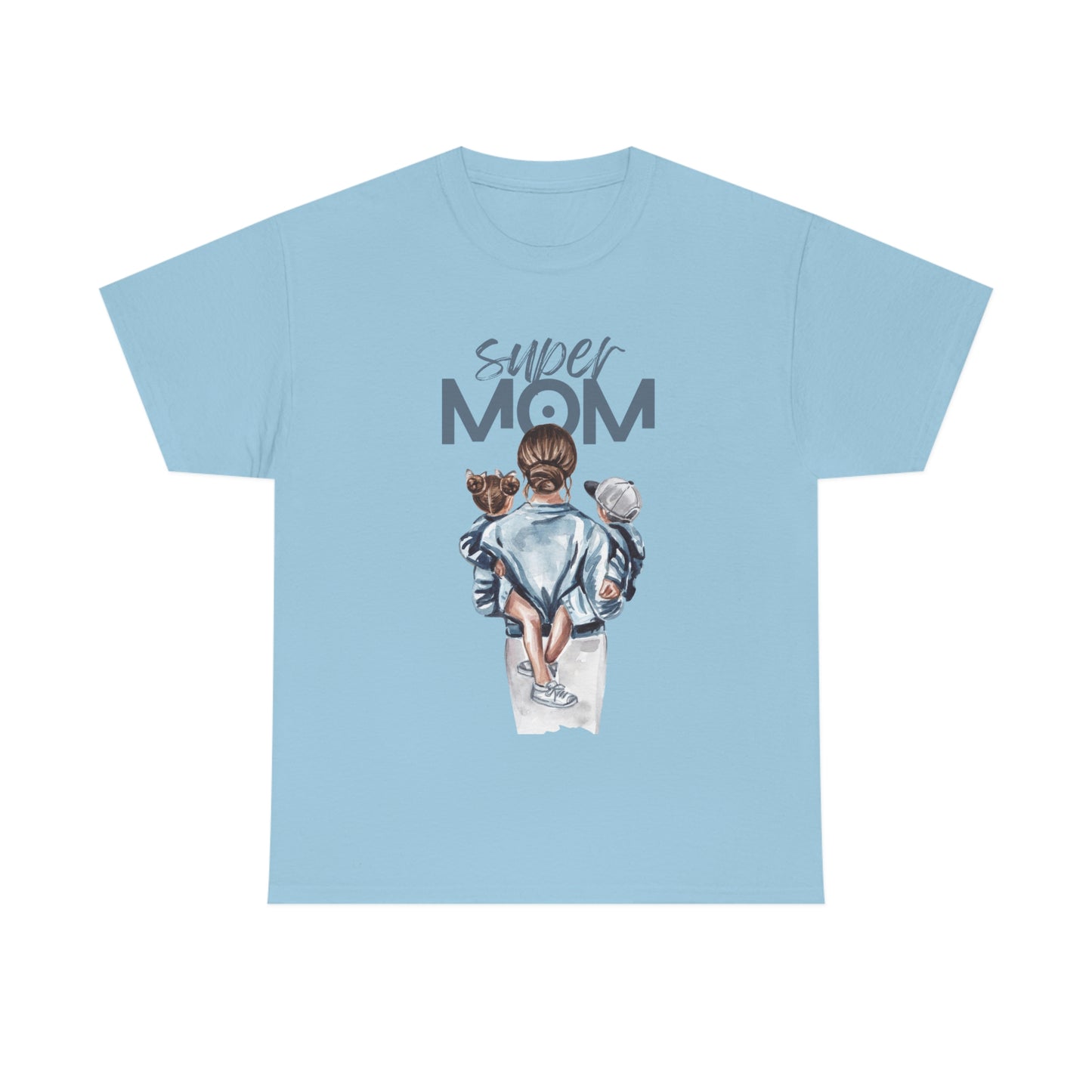 SUPER MOM Unisex Heavy Cotton Tee