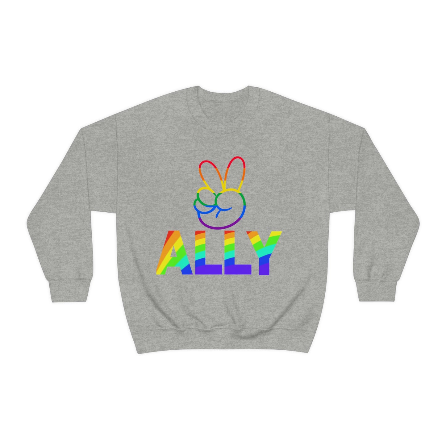 PRIDE ALLY Unisex Heavy Blend™ Crewneck Sweatshirt