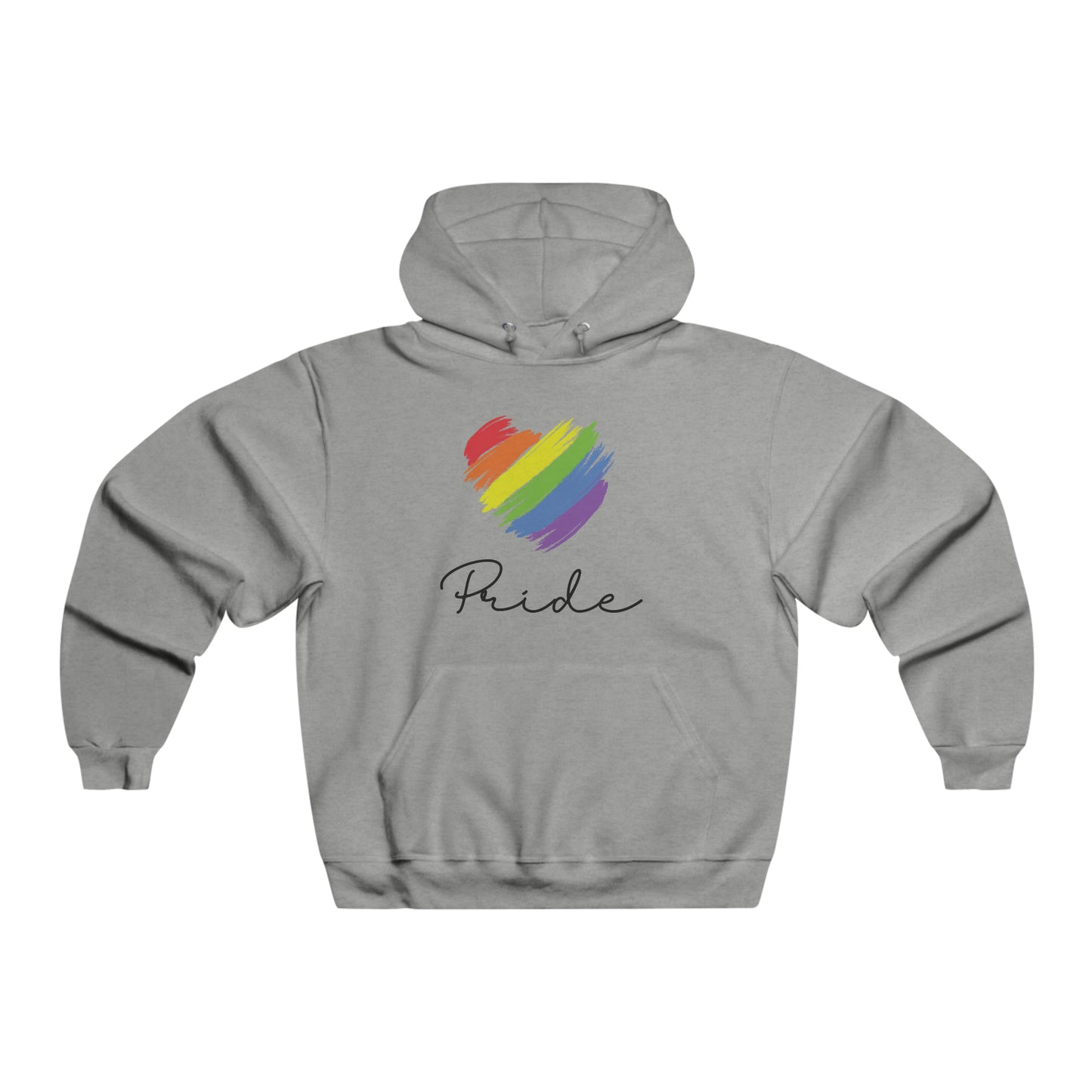 PRIDE Men's NUBLEND® Hooded Sweatshirt