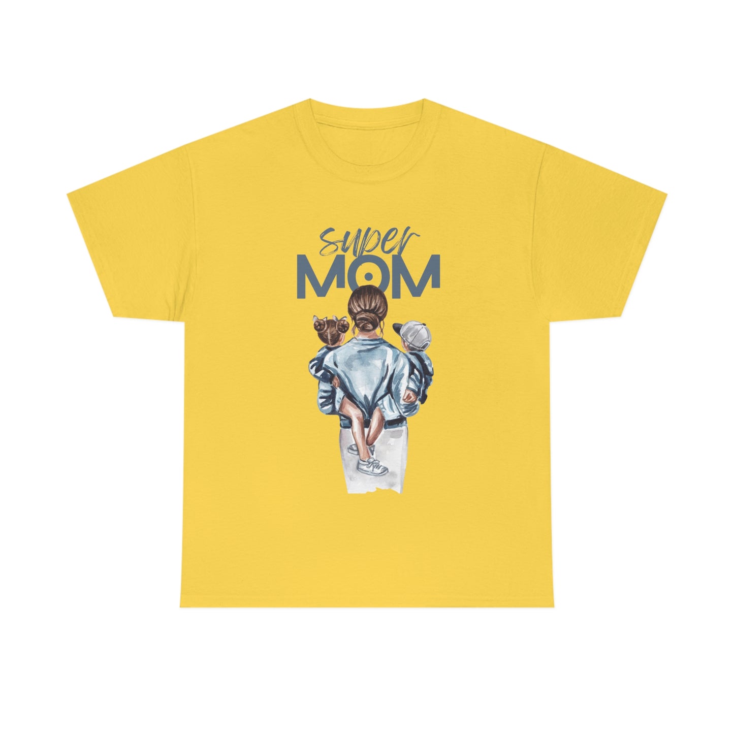 SUPER MOM Unisex Heavy Cotton Tee