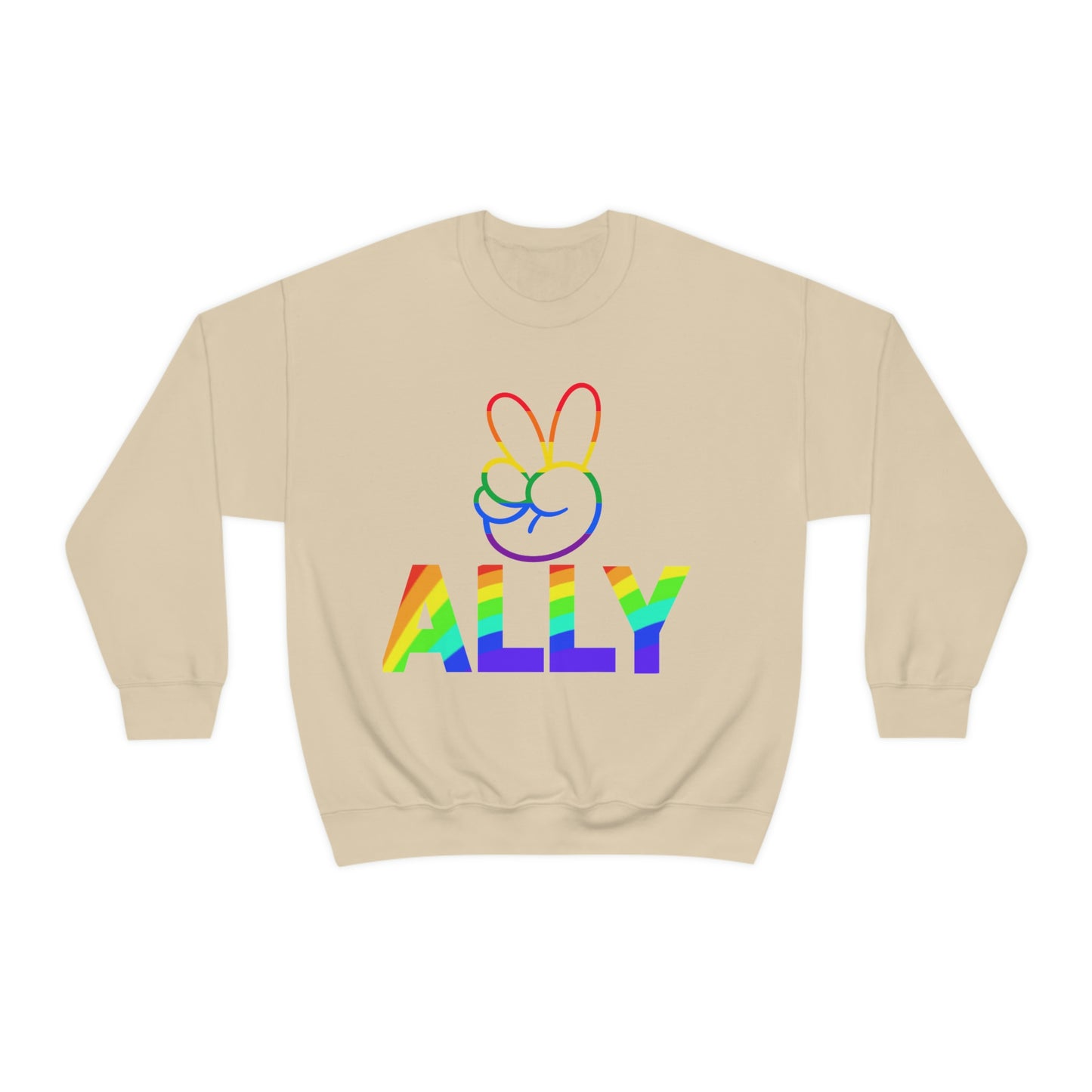 PRIDE ALLY Unisex Heavy Blend™ Crewneck Sweatshirt