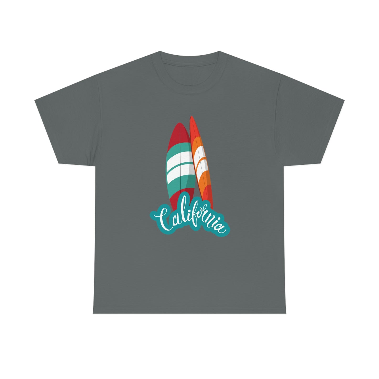 CALIFORNIA SURFS UP Unisex Heavy Cotton Tee