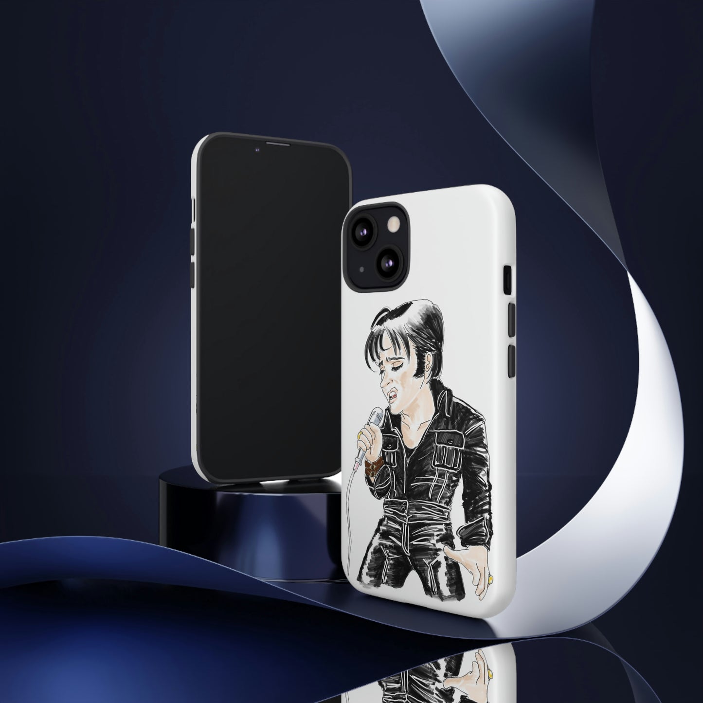 Artist Rendering of ELVIS  Tough Phone Cases