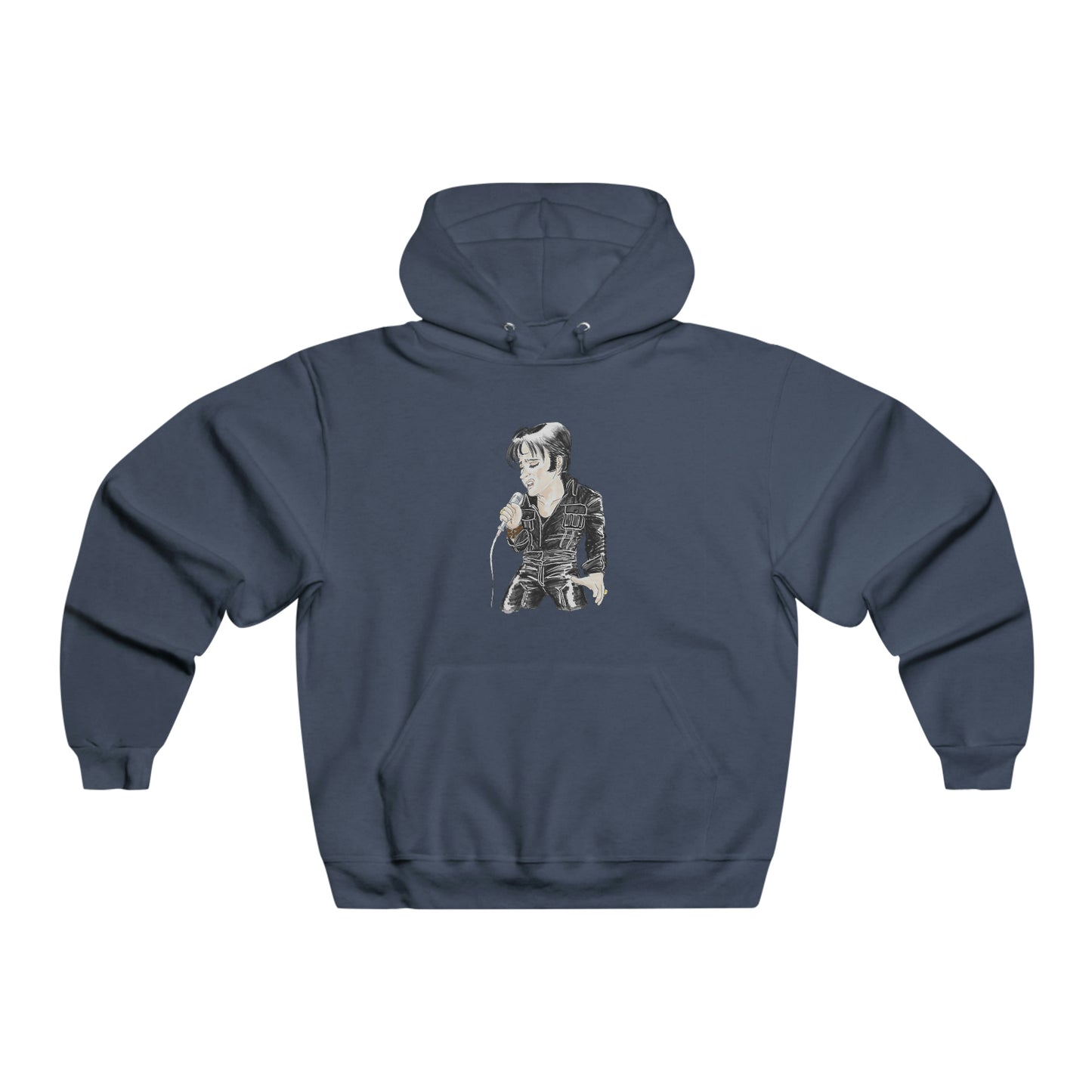 Artist Rendering of ELVIS ~NUBLEND® Hooded Sweatshirt