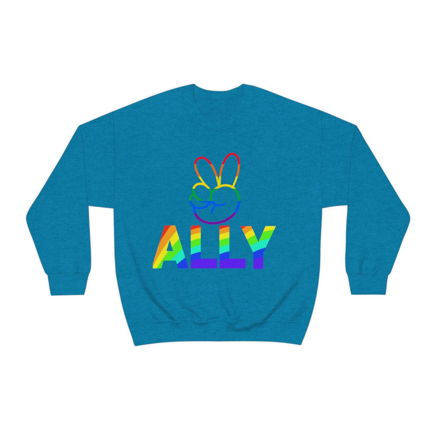 PRIDE ALLY Unisex Heavy Blend™ Crewneck Sweatshirt