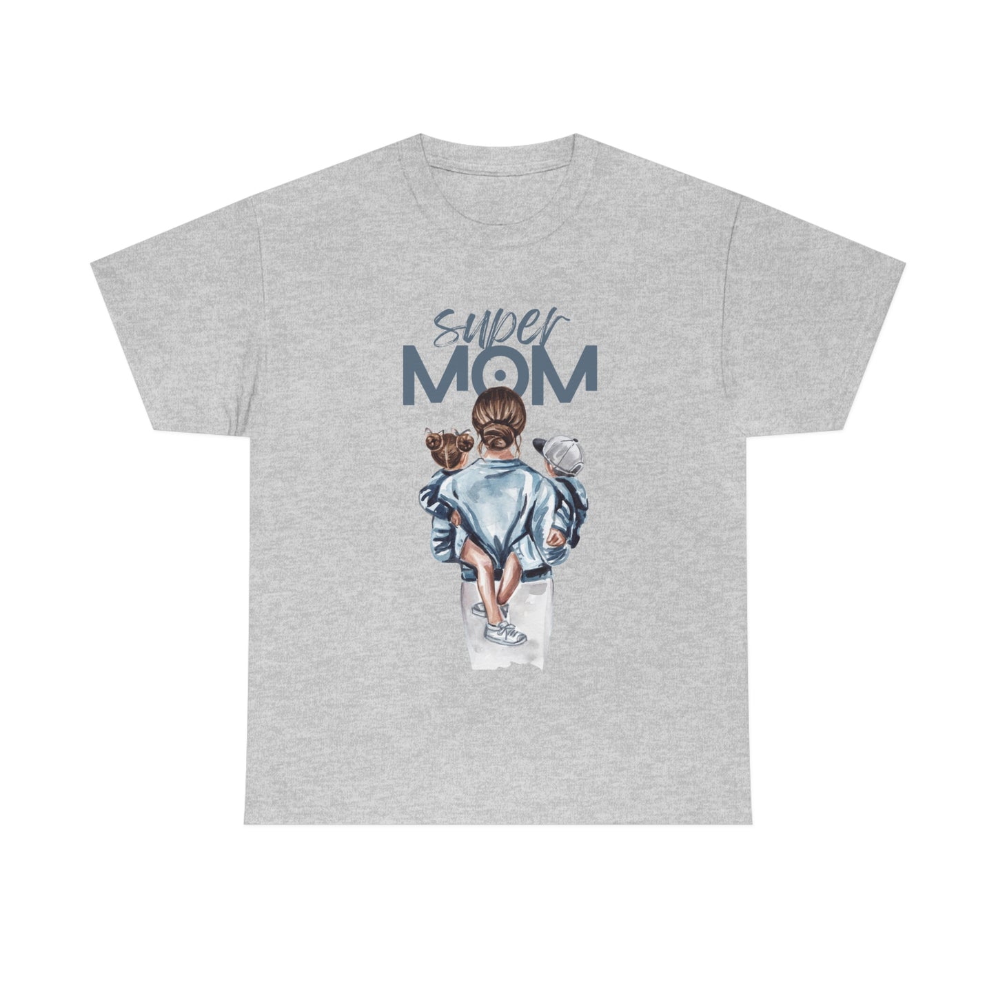 SUPER MOM Unisex Heavy Cotton Tee