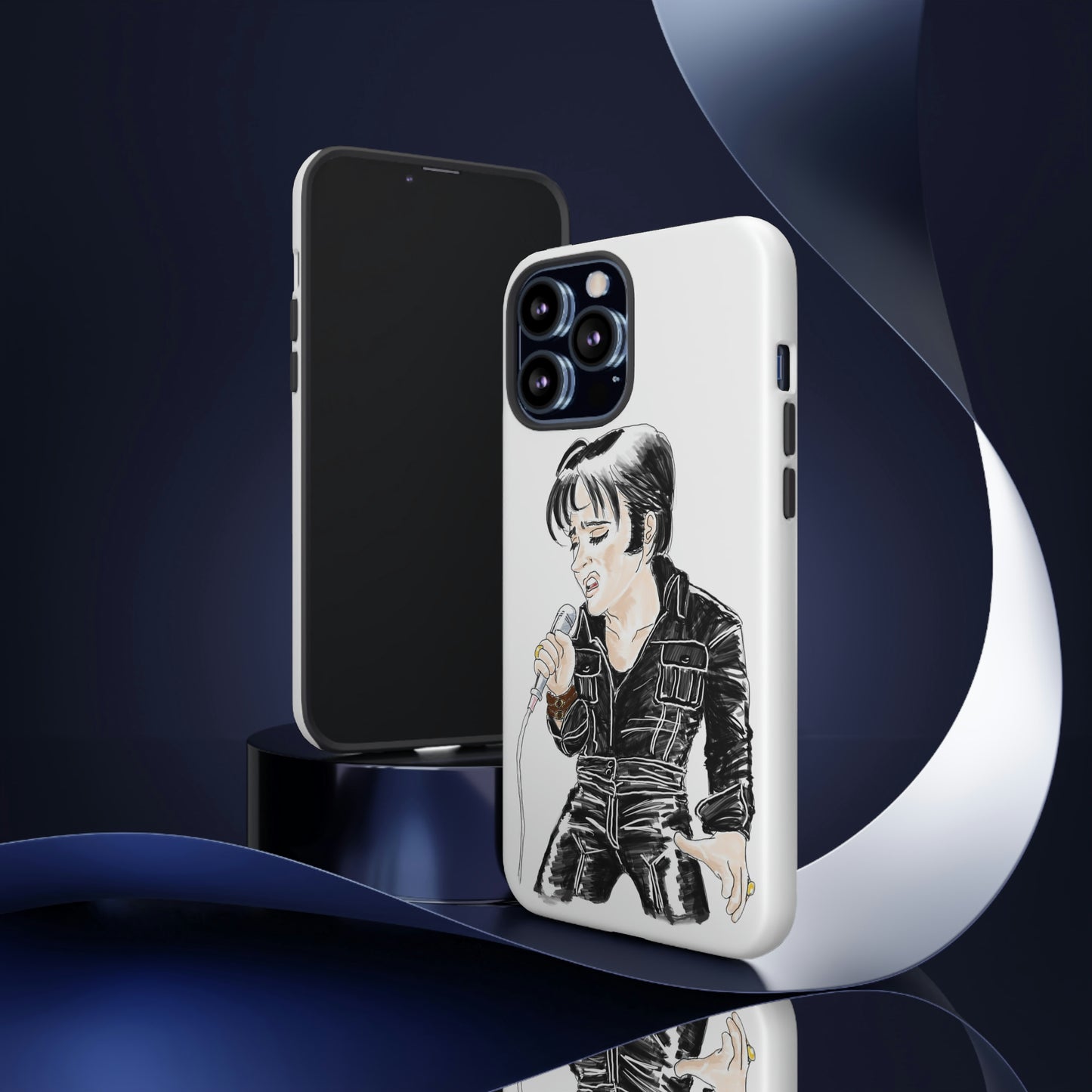 Artist Rendering of ELVIS  Tough Phone Cases