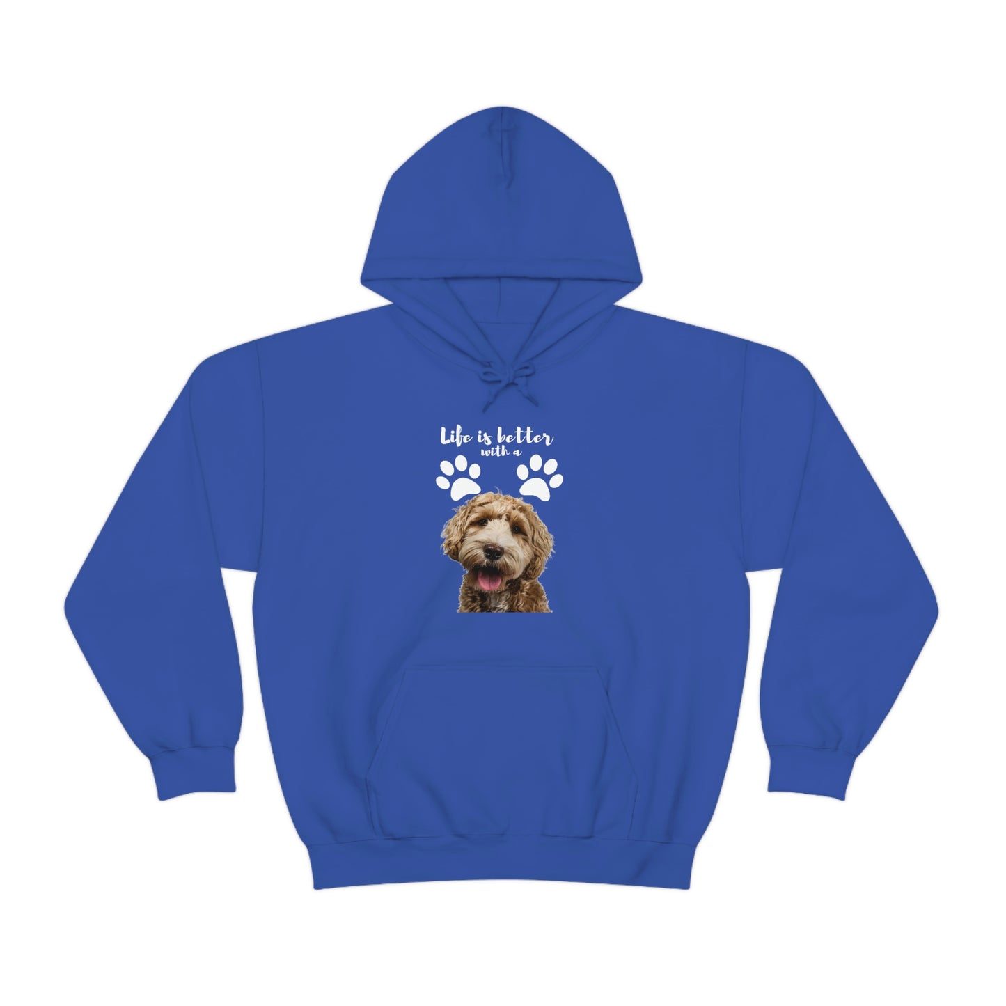 Life is better with a DOG   Unisex Heavy Blend™ Hooded Sweatshirt