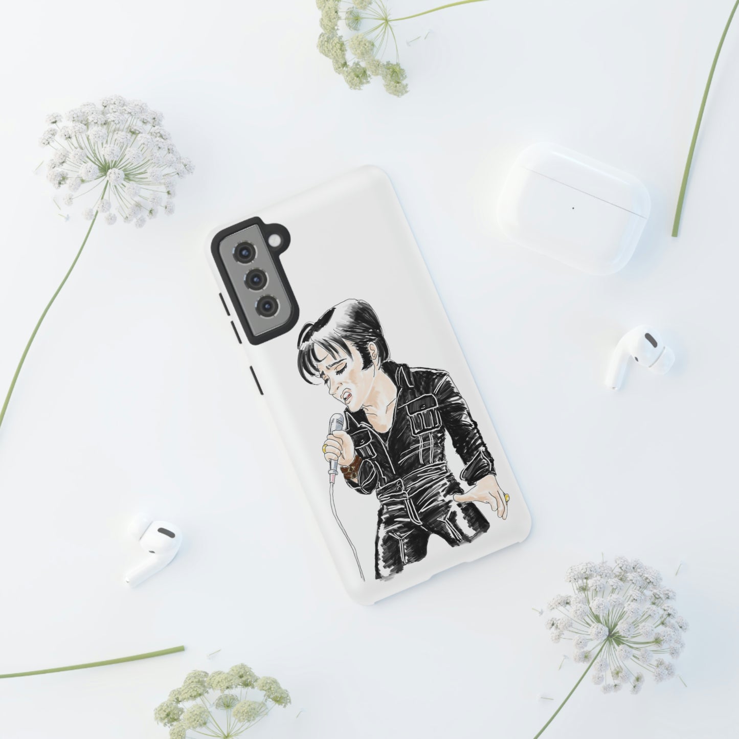 Artist Rendering of ELVIS  Tough Phone Cases