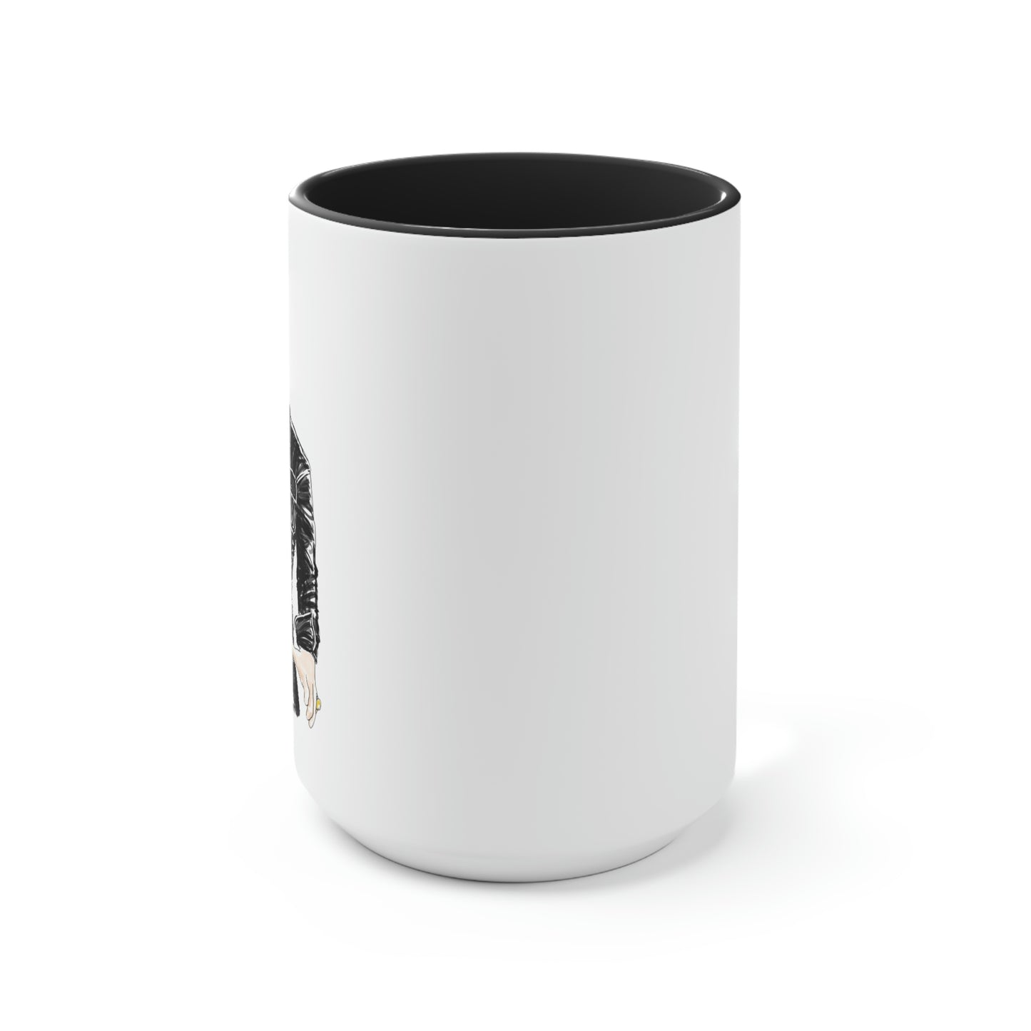 Two-Tone Coffee Mugs, 15oz