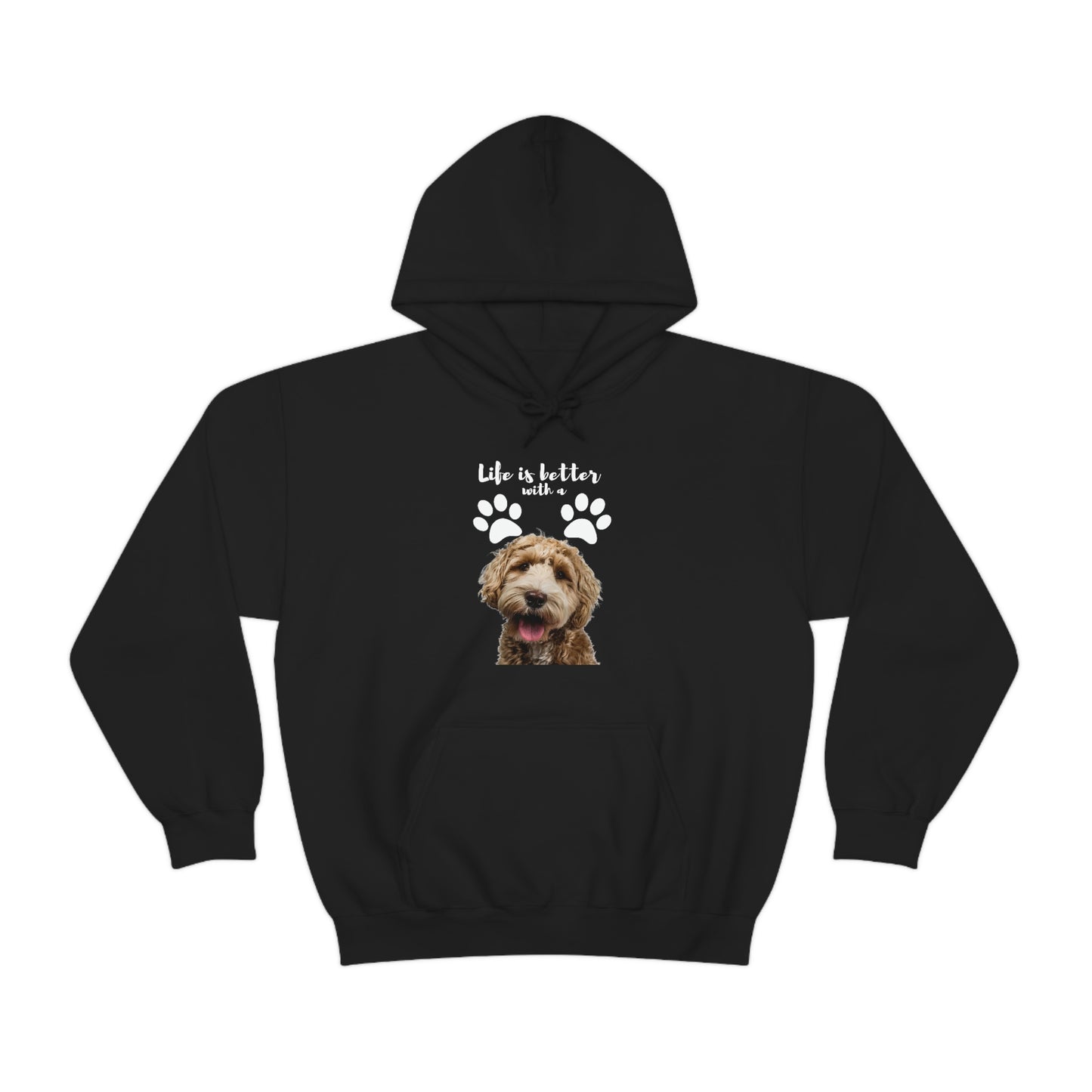 Life is better with a DOG   Unisex Heavy Blend™ Hooded Sweatshirt