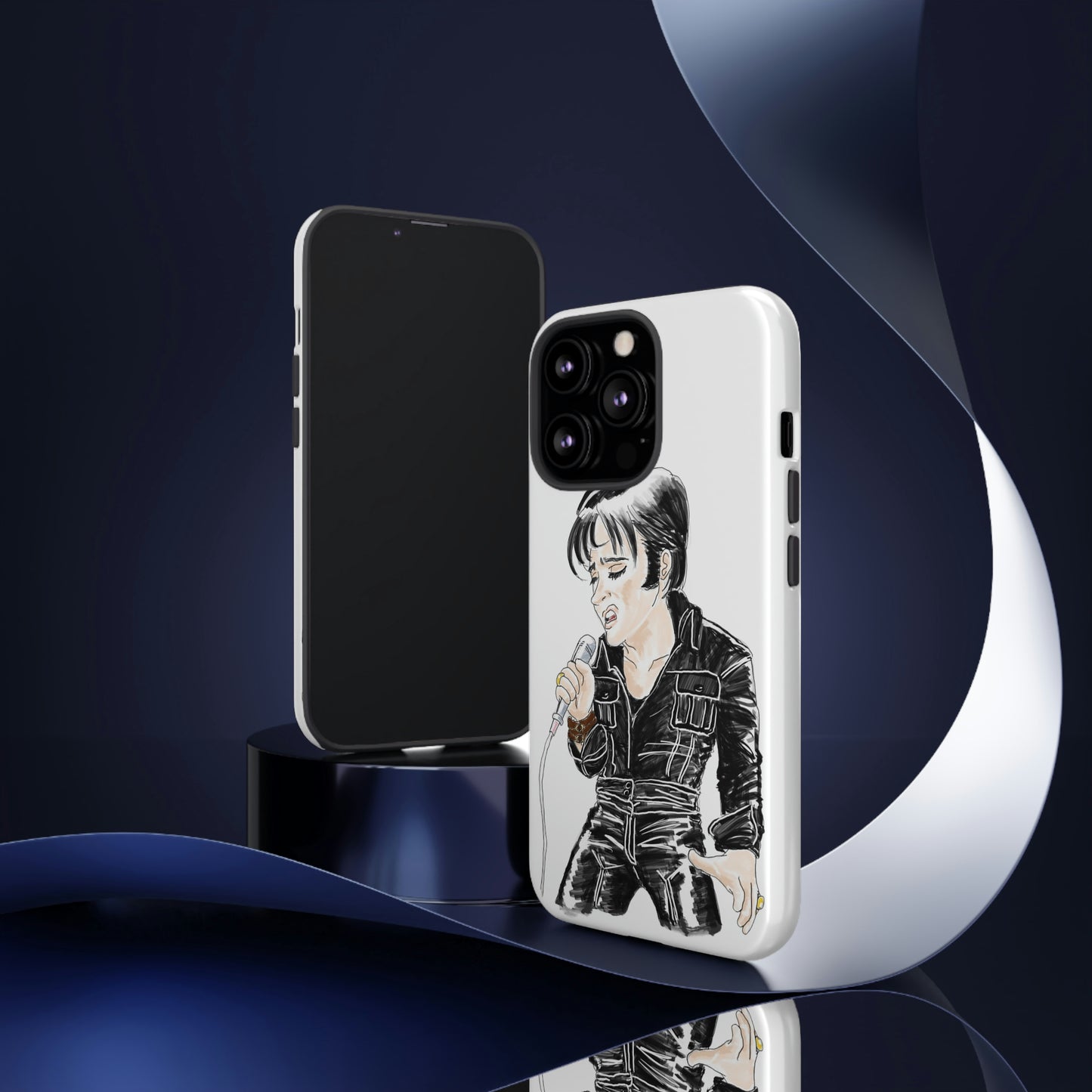 Artist Rendering of ELVIS  Tough Phone Cases