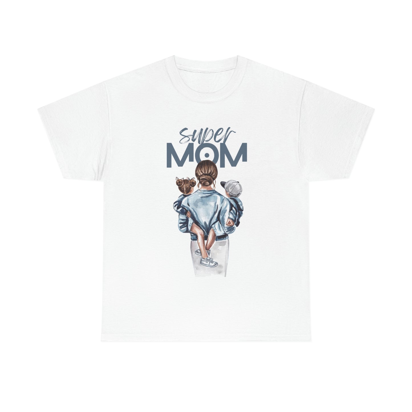 SUPER MOM Unisex Heavy Cotton Tee