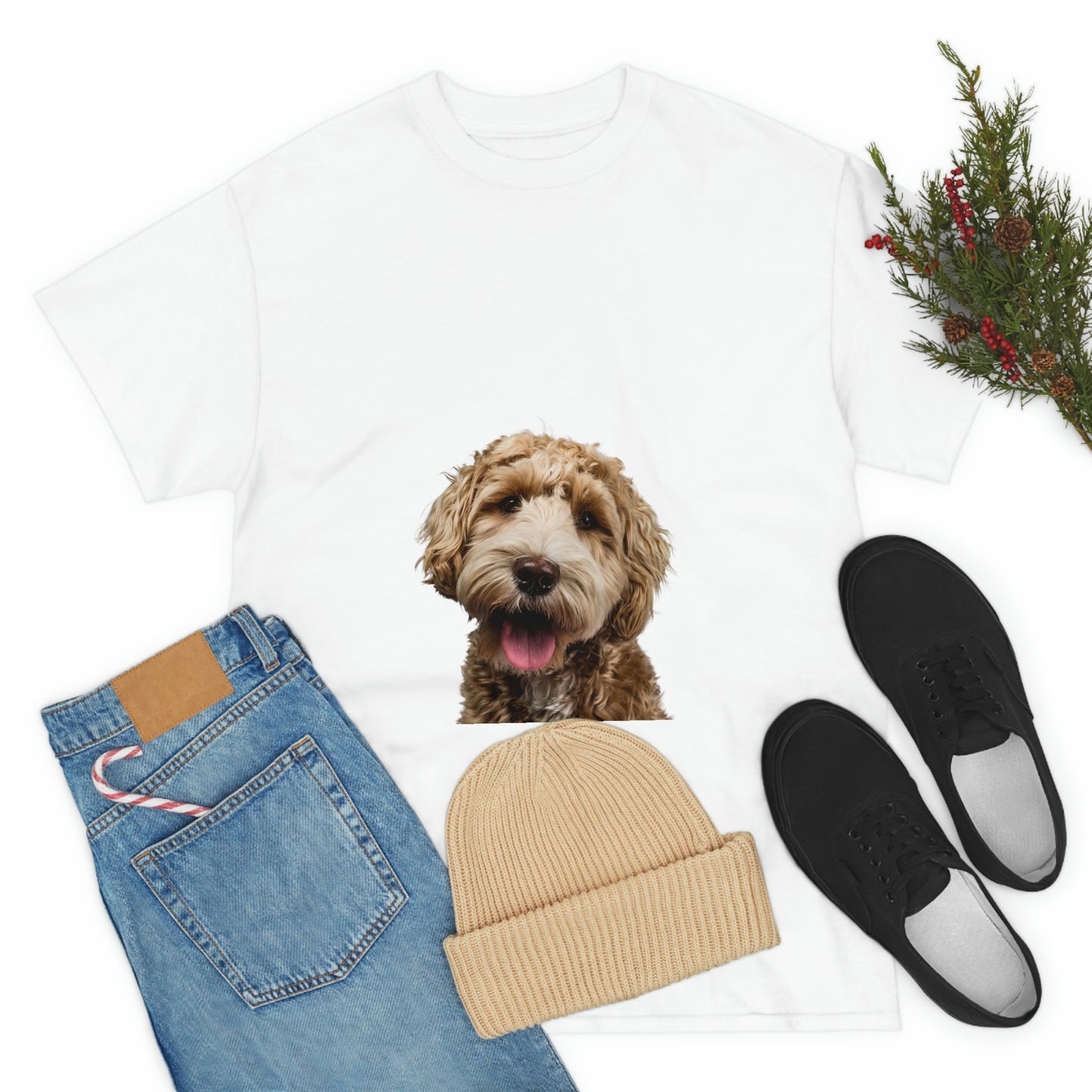 Life is better with a DOG Unisex Heavy Cotton Tee