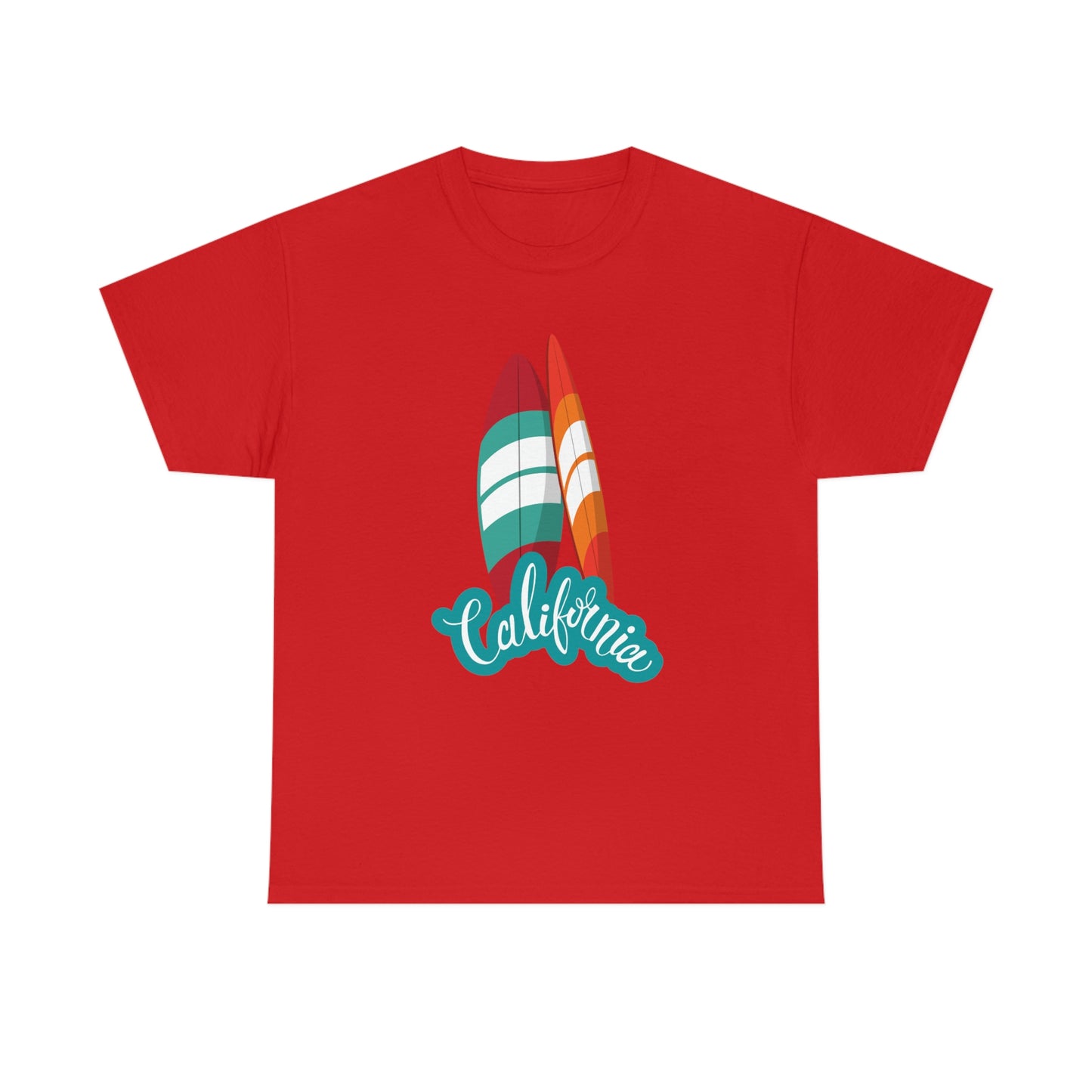 CALIFORNIA SURFS UP Unisex Heavy Cotton Tee