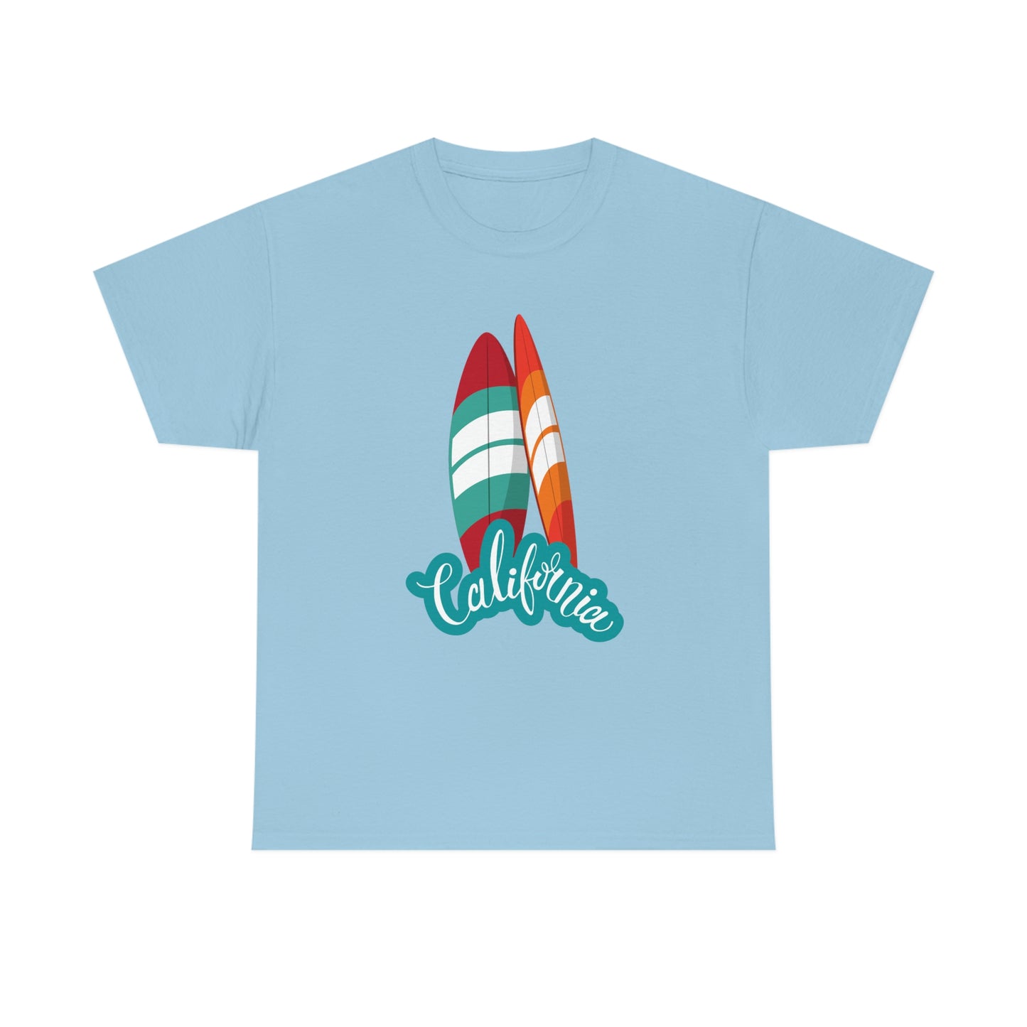 CALIFORNIA SURFS UP Unisex Heavy Cotton Tee