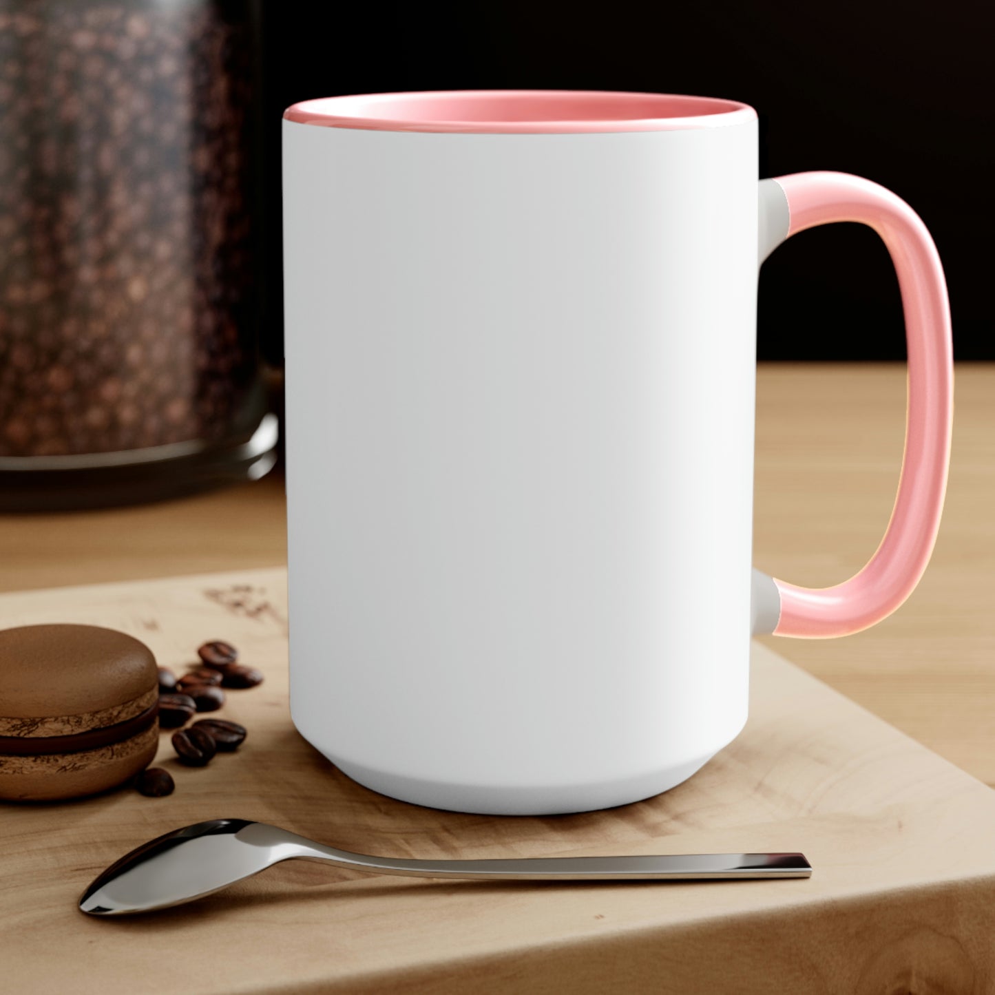 Two-Tone Coffee Mugs, 15oz