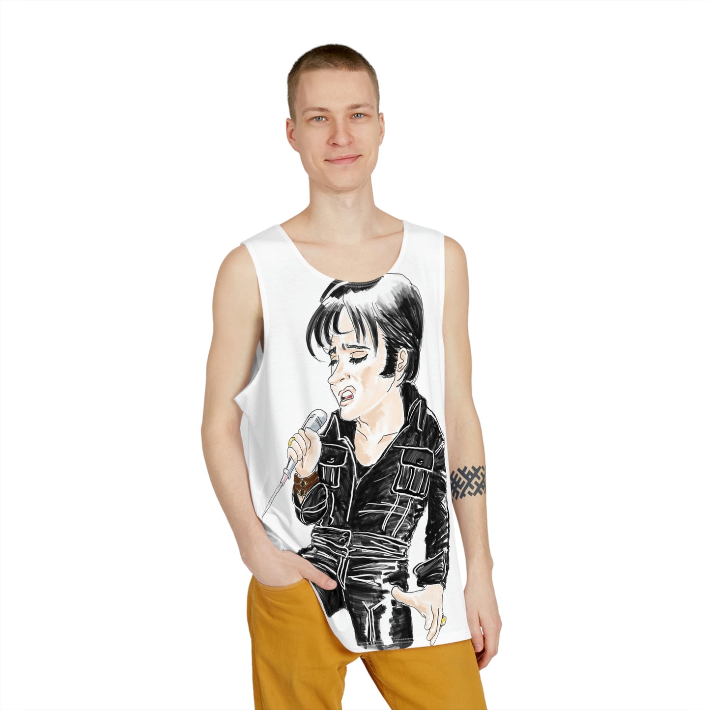 Artist Rendering of ELVIS ~ Unisex Tank