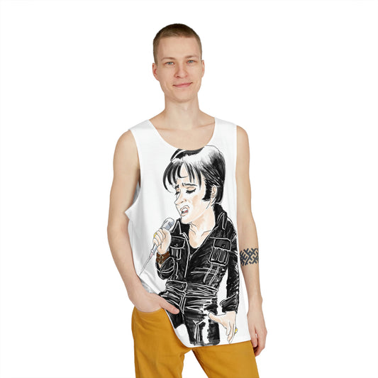 Artist Rendering of ELVIS ~ Unisex Tank