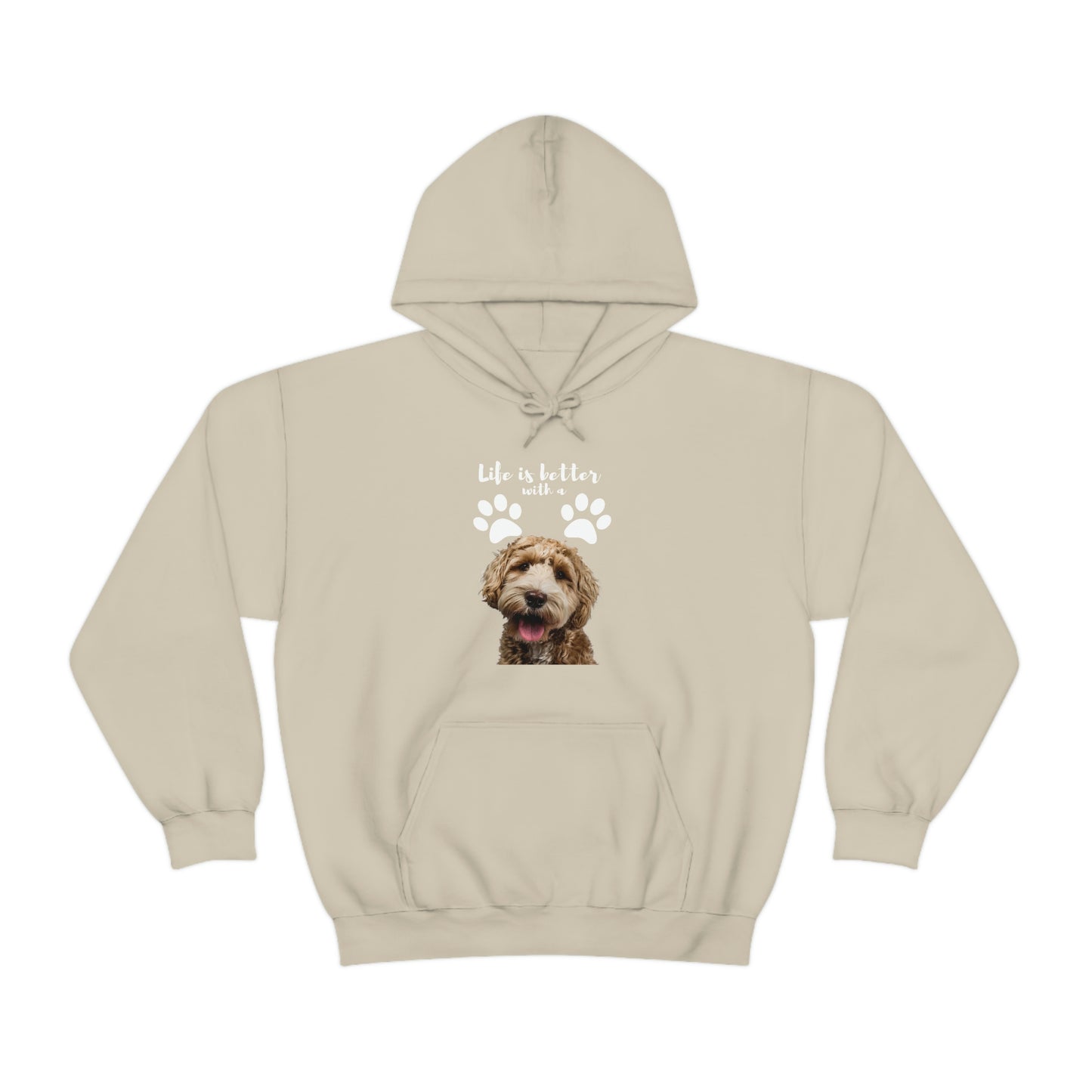 Life is better with a DOG   Unisex Heavy Blend™ Hooded Sweatshirt