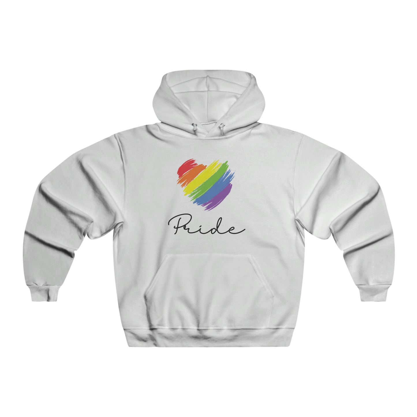 PRIDE Men's NUBLEND® Hooded Sweatshirt