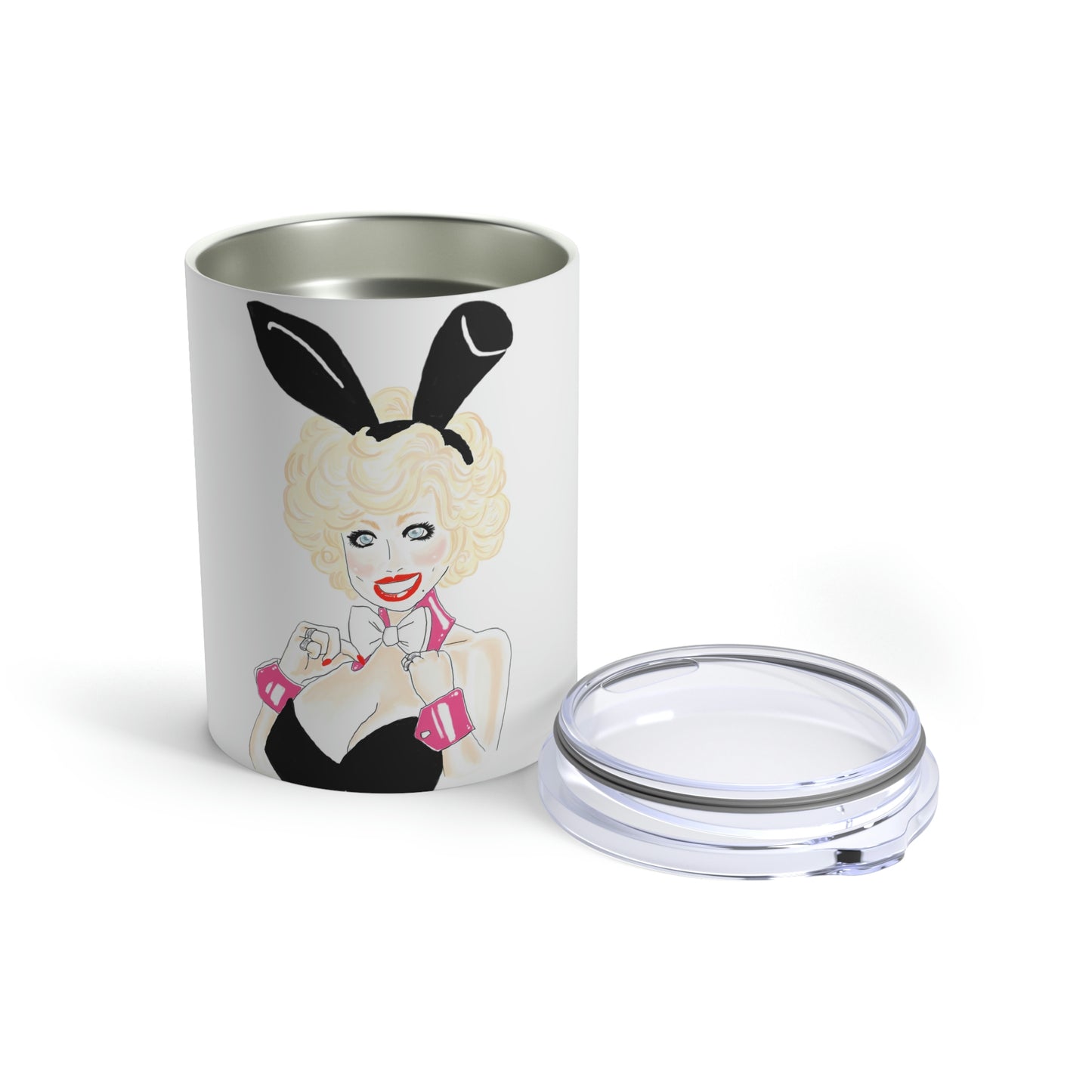 Artist rendering of Dolly Parton on Tumbler 10oz