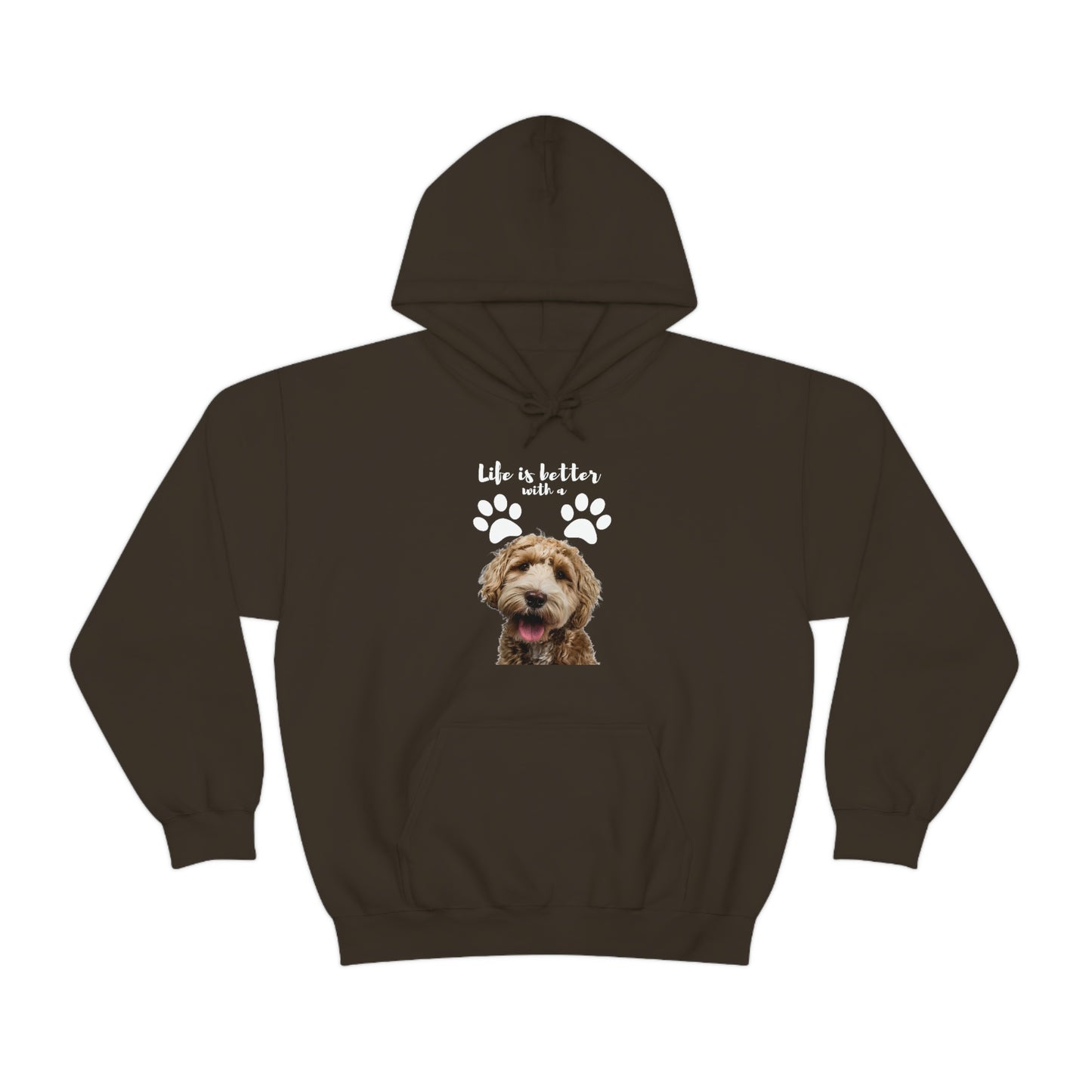 Life is better with a DOG   Unisex Heavy Blend™ Hooded Sweatshirt