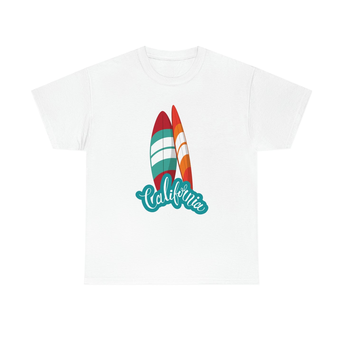 CALIFORNIA SURFS UP Unisex Heavy Cotton Tee