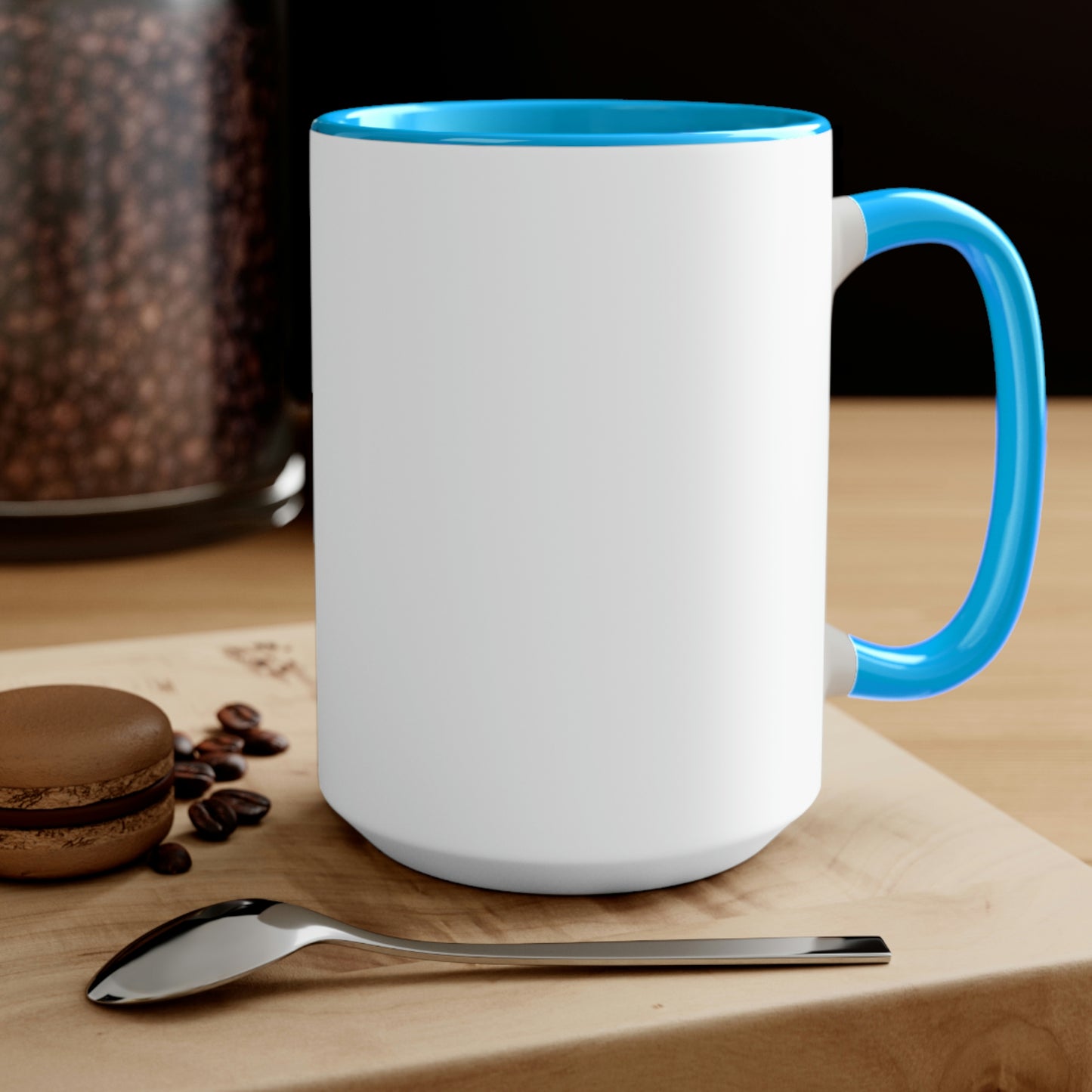 Two-Tone Coffee Mugs, 15oz