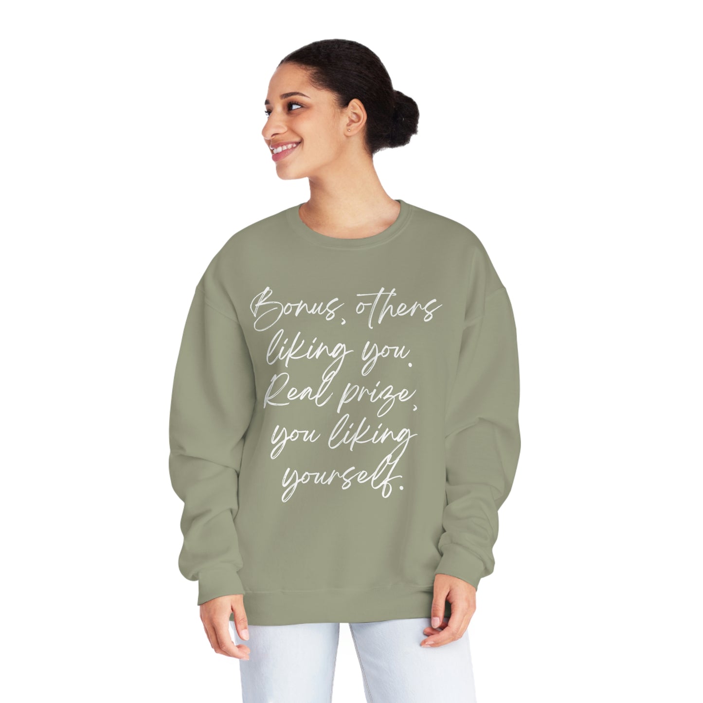 You Like Yourself  Unisex NuBlend® Crewneck Sweatshirt