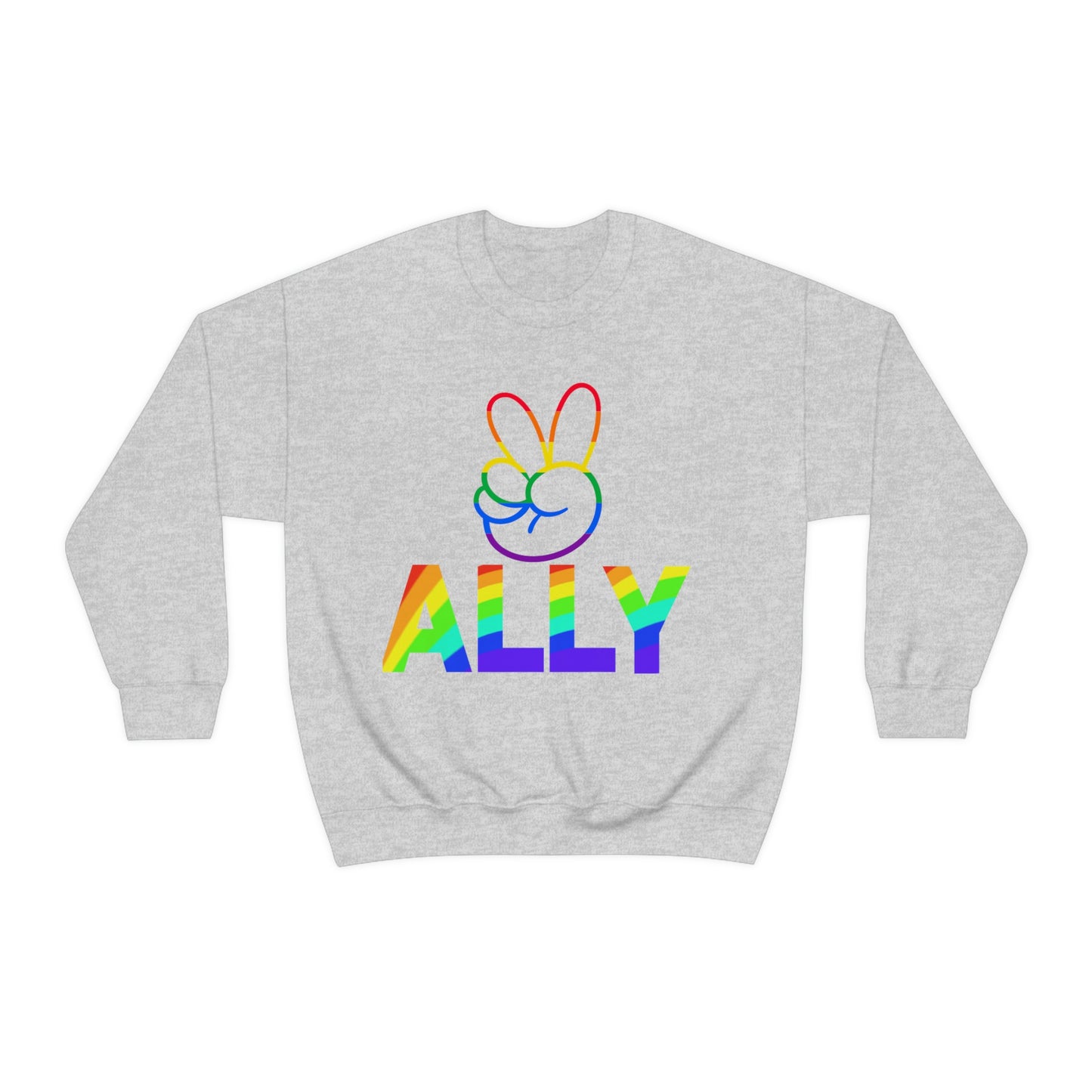 PRIDE ALLY Unisex Heavy Blend™ Crewneck Sweatshirt