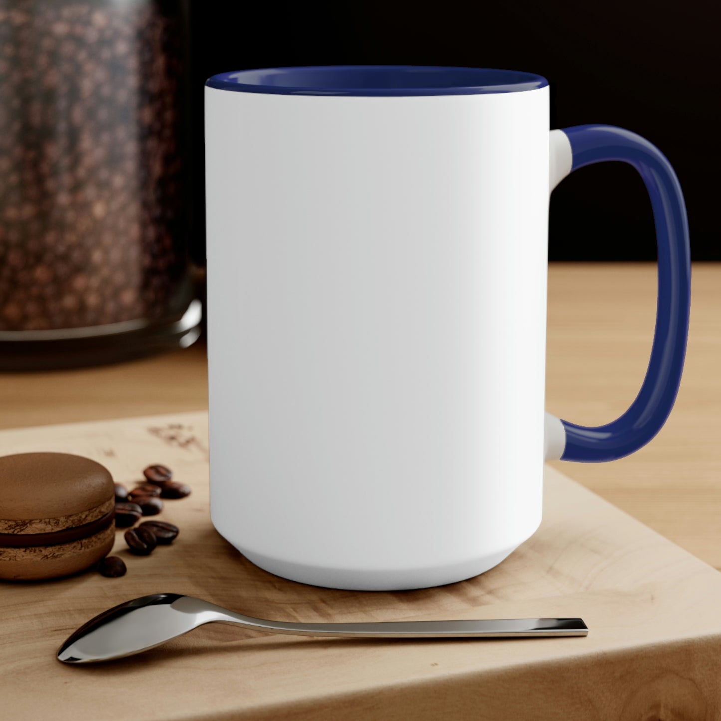 Two-Tone Coffee Mugs, 15oz