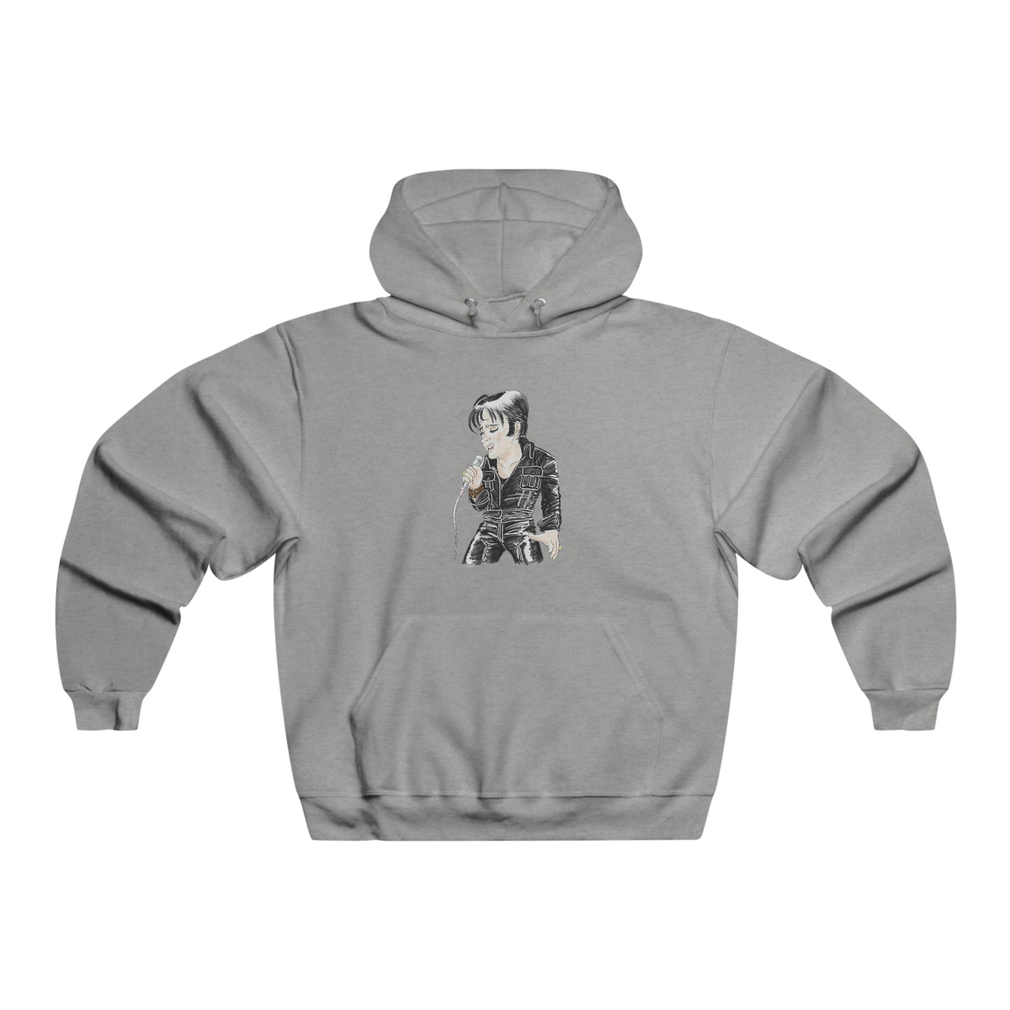 Artist Rendering of ELVIS ~NUBLEND® Hooded Sweatshirt