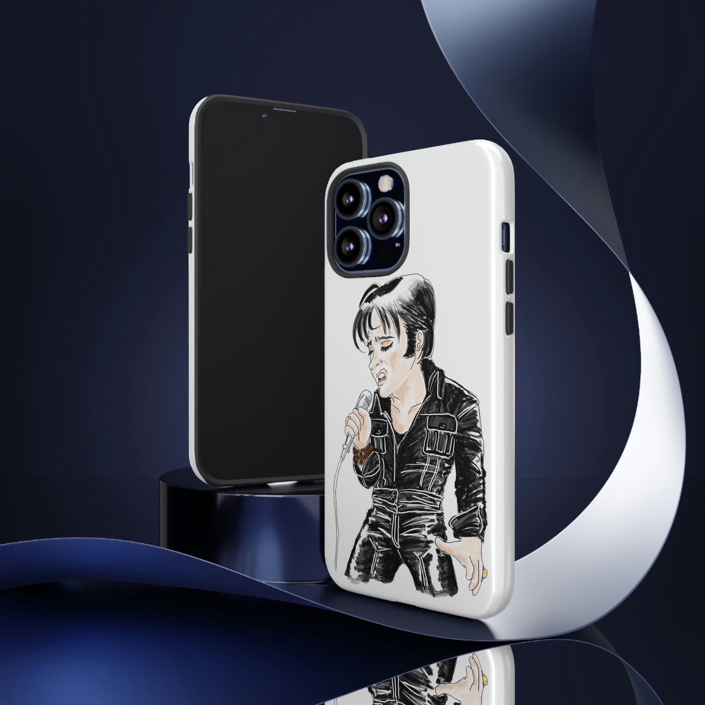 Artist Rendering of ELVIS  Tough Phone Cases