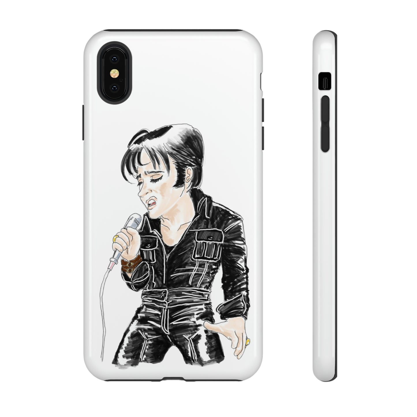 Artist Rendering of ELVIS  Tough Phone Cases