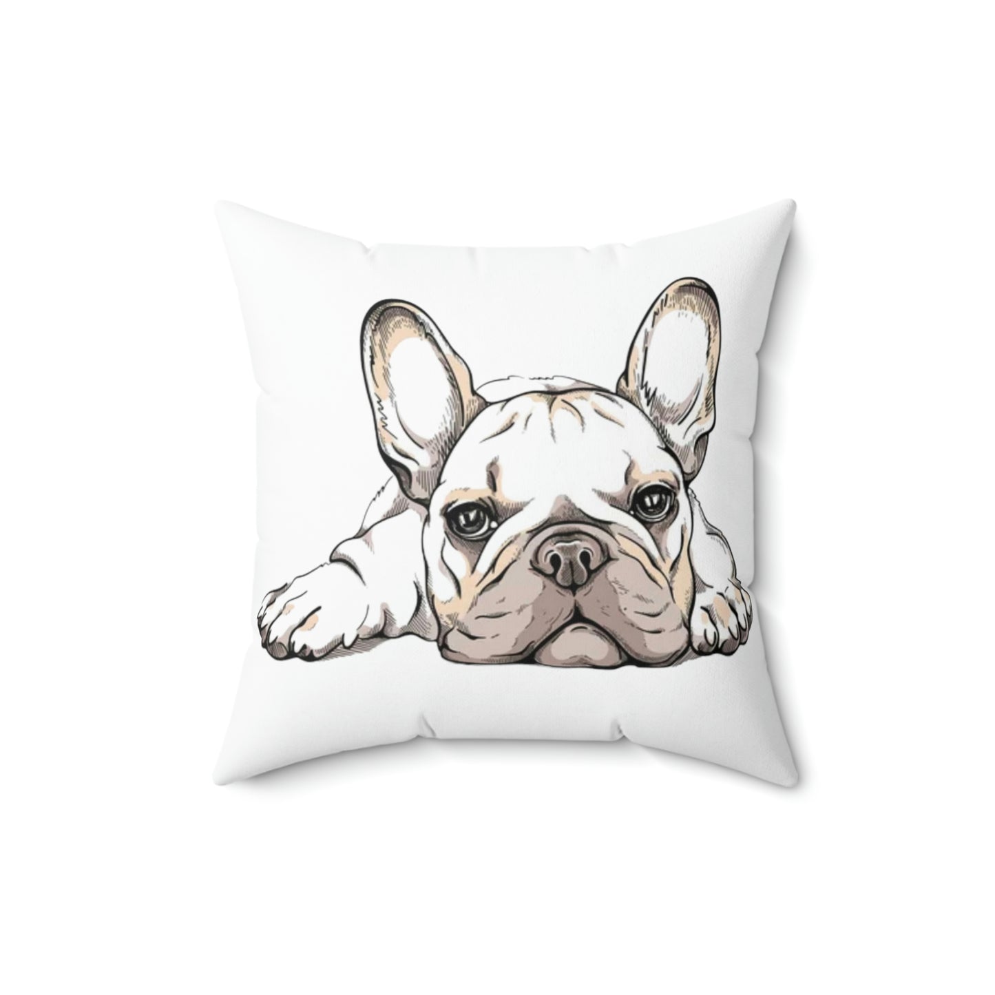 Frenchie Bulldog Square Pillow