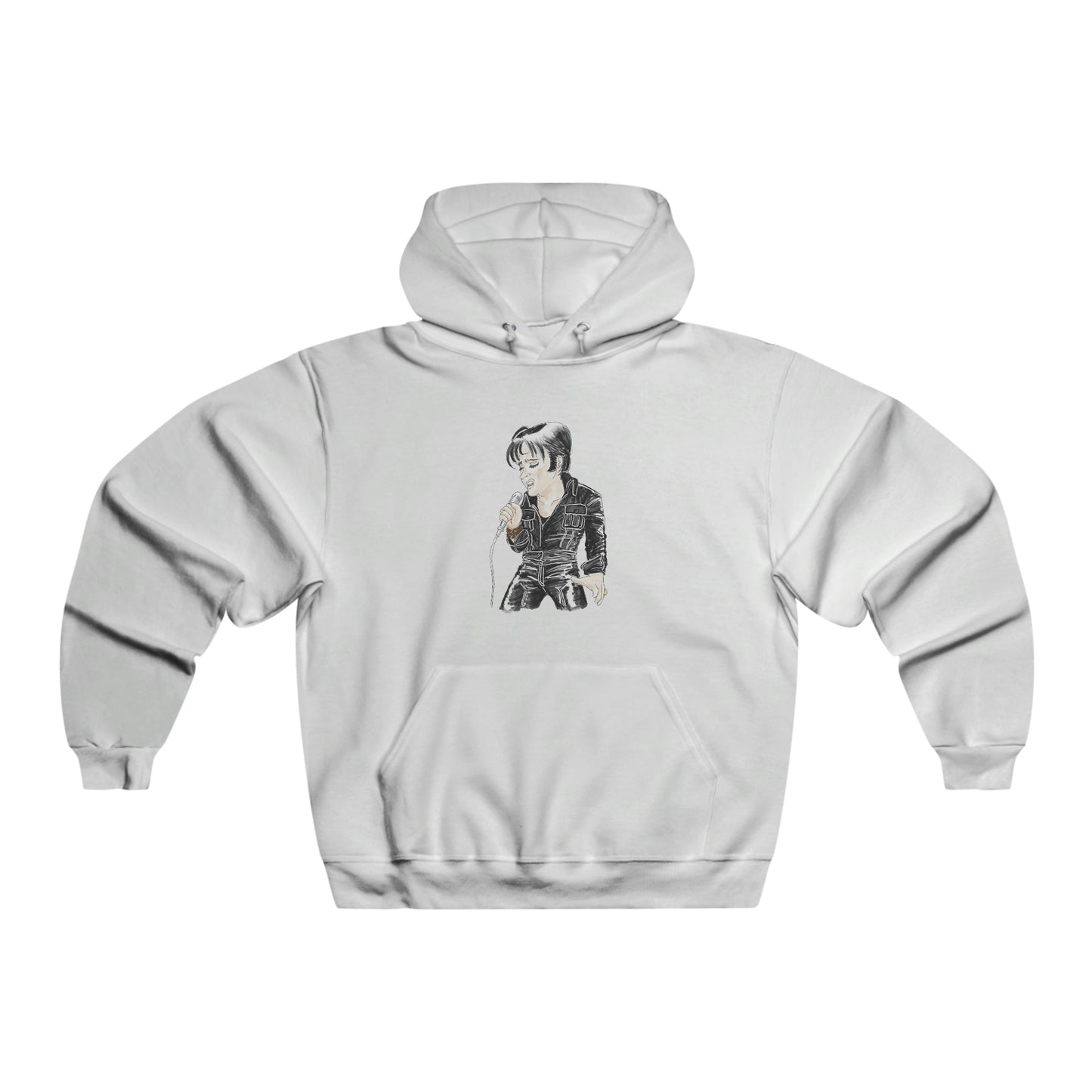 Artist Rendering of ELVIS ~NUBLEND® Hooded Sweatshirt