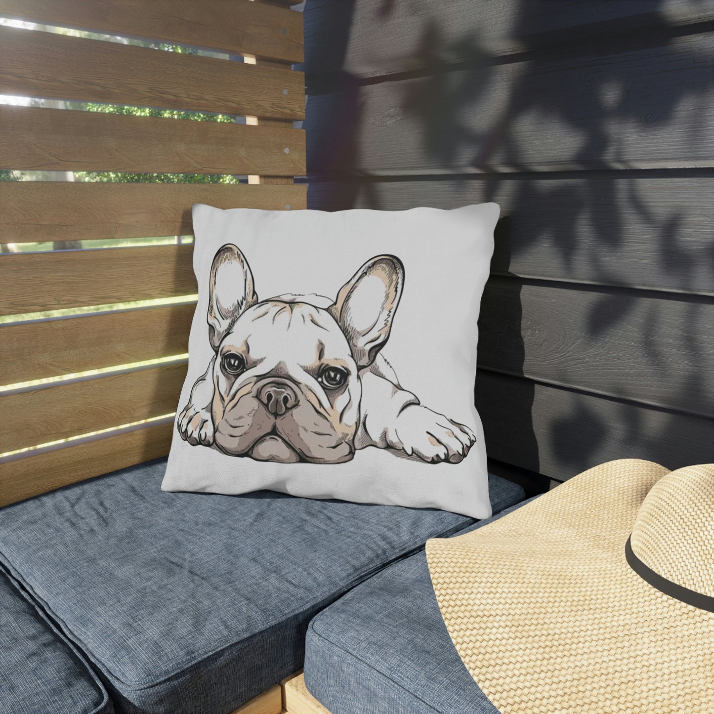 FRENCHIE BULLGOD  Outdoor Pillow