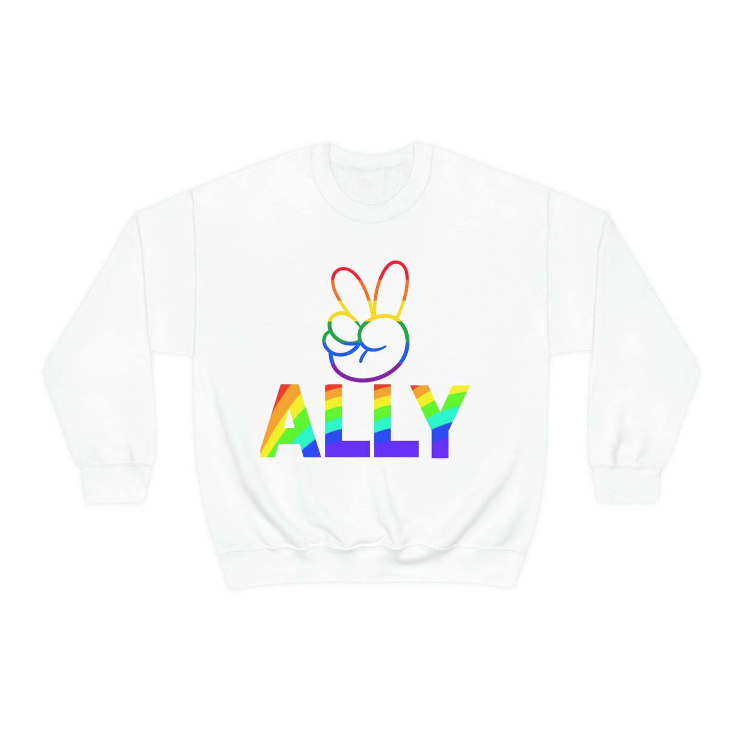 PRIDE ALLY Unisex Heavy Blend™ Crewneck Sweatshirt