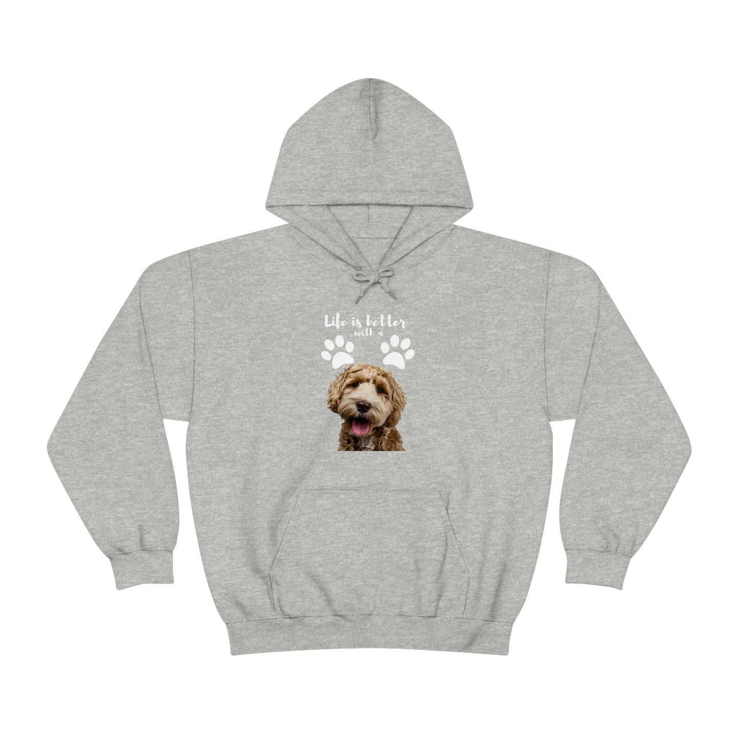 Life is better with a DOG   Unisex Heavy Blend™ Hooded Sweatshirt