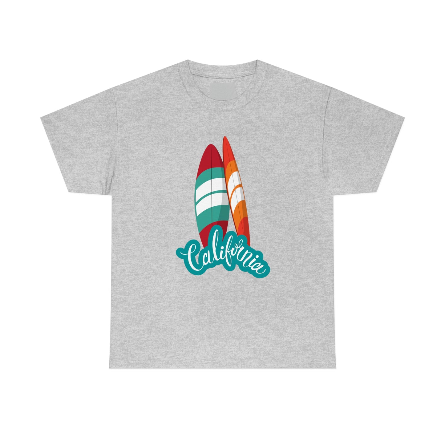 CALIFORNIA SURFS UP Unisex Heavy Cotton Tee
