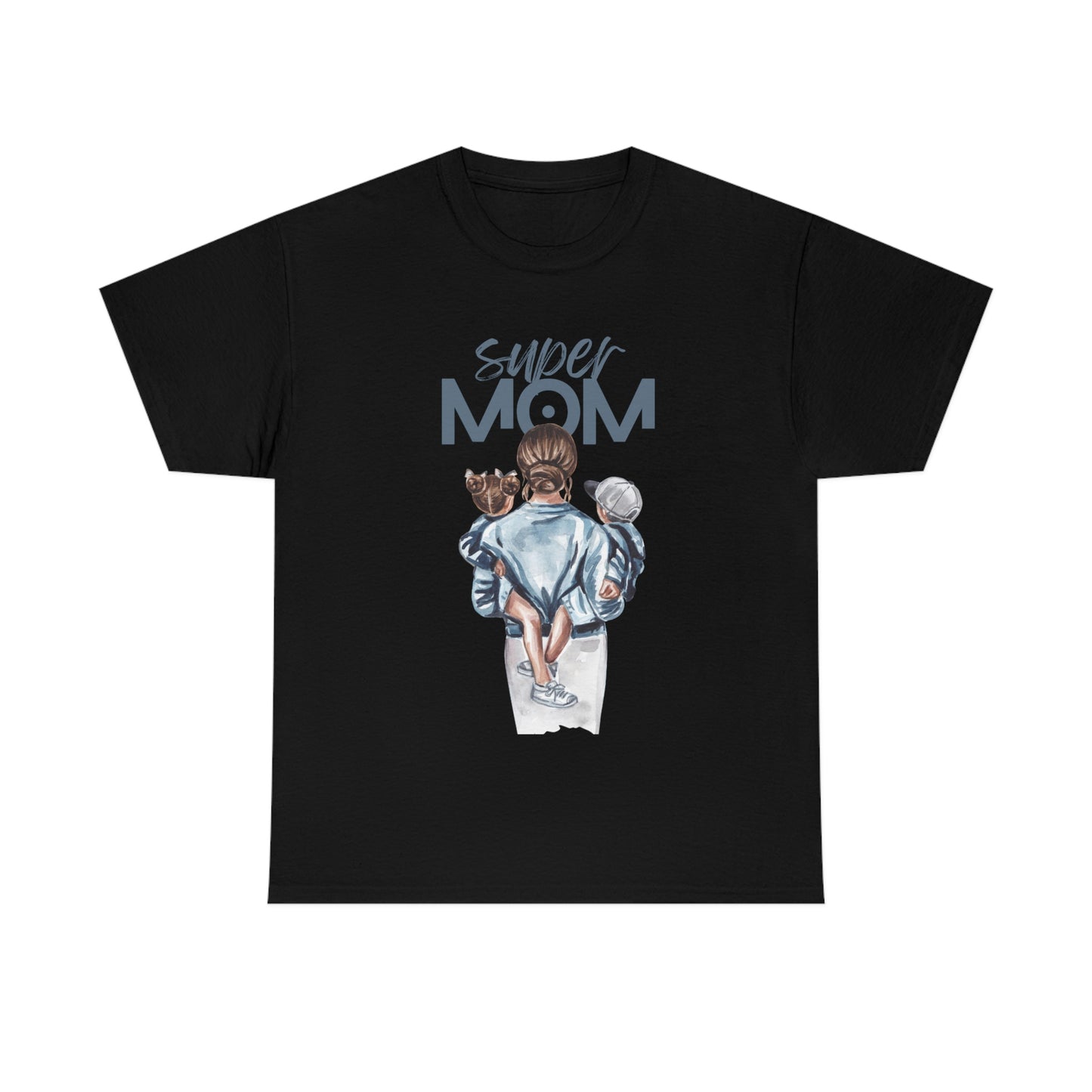 SUPER MOM Unisex Heavy Cotton Tee