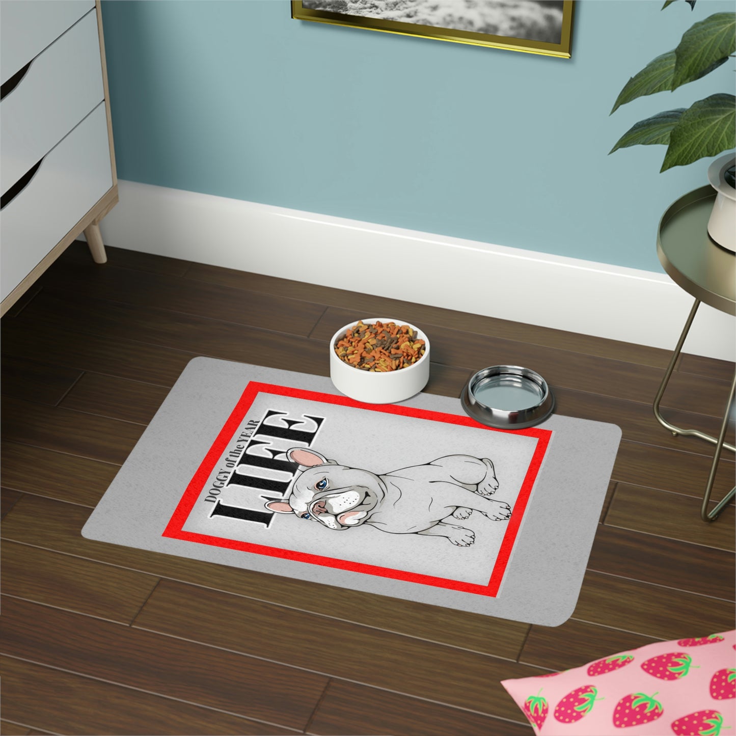 Doggie Life Mag Pet Food Mat (12x18)