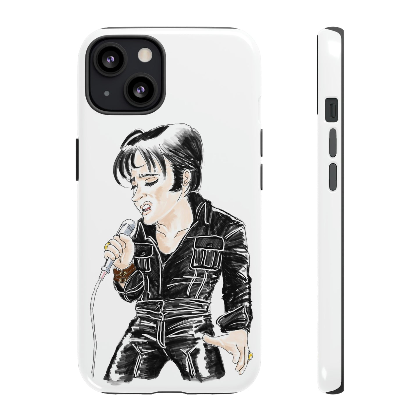 Artist Rendering of ELVIS  Tough Phone Cases