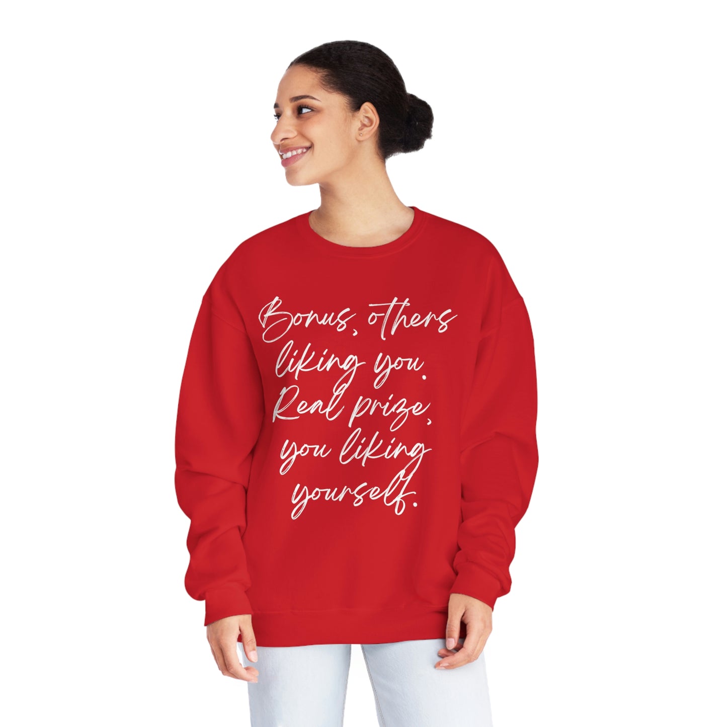 You Like Yourself  Unisex NuBlend® Crewneck Sweatshirt